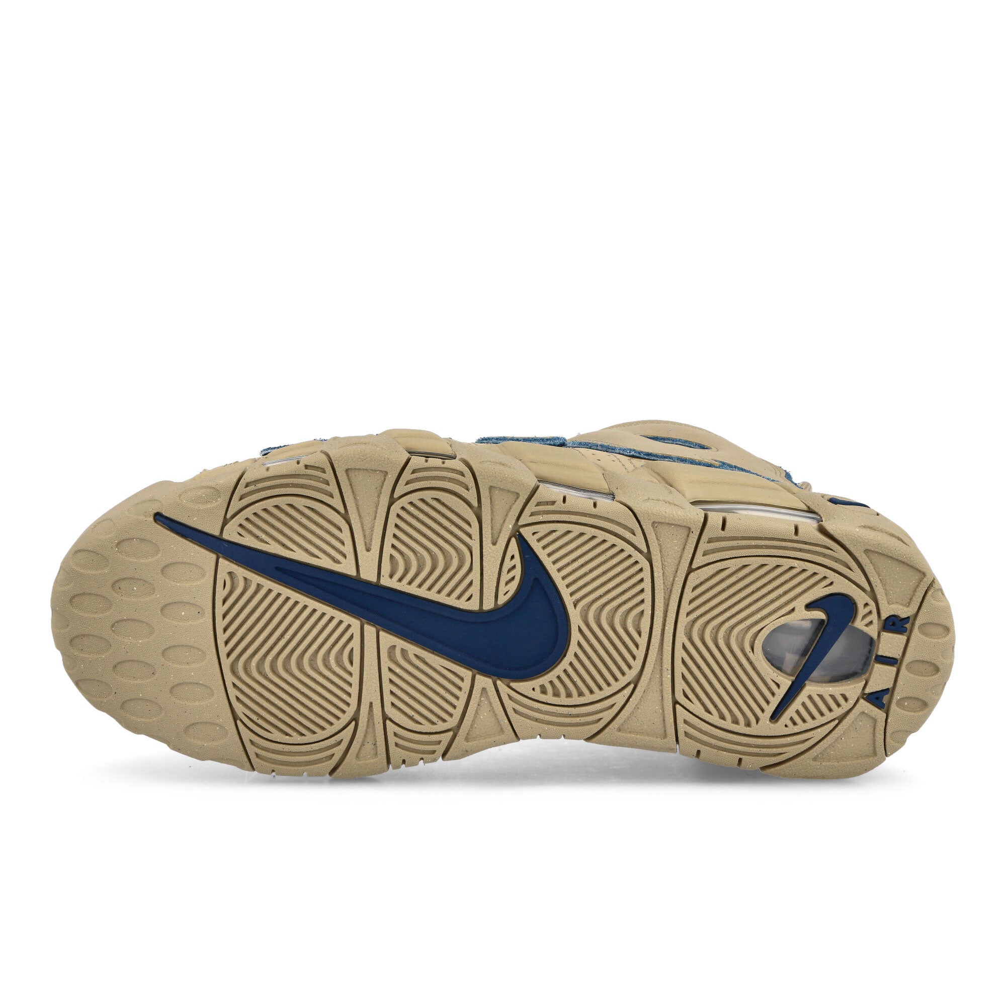 Nike Air More Uptempo 96 Limestone-Valerian Blue - Limestone Sneakers Detail View 1 | Overkill
