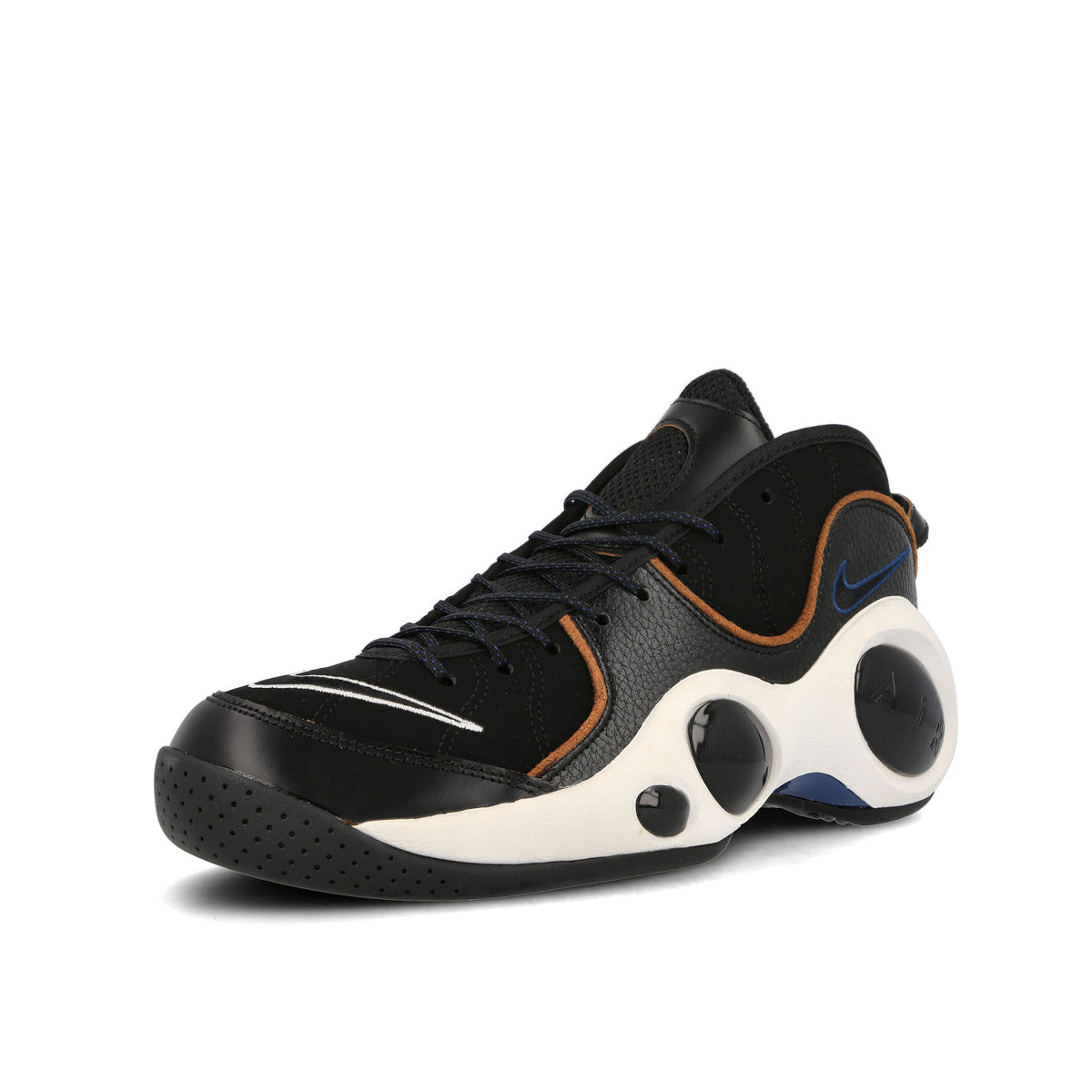 Nike air zoom flight 95 Black / Valerian Blue - Ale Brown Sneakers Close Up | Overkill