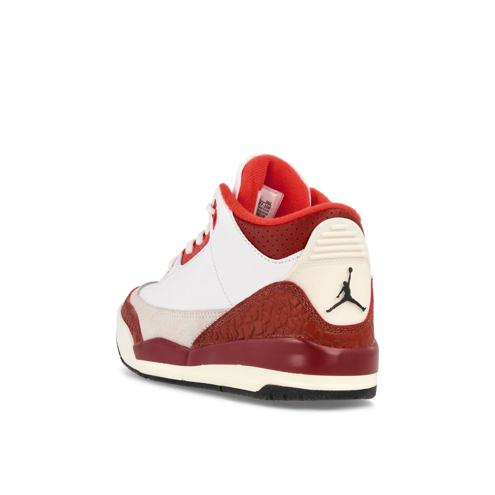 Jordan Air Jordan 3 Retro SE PS White / Black - Mars Stone - Team Orange Sneakers Material | Overkill