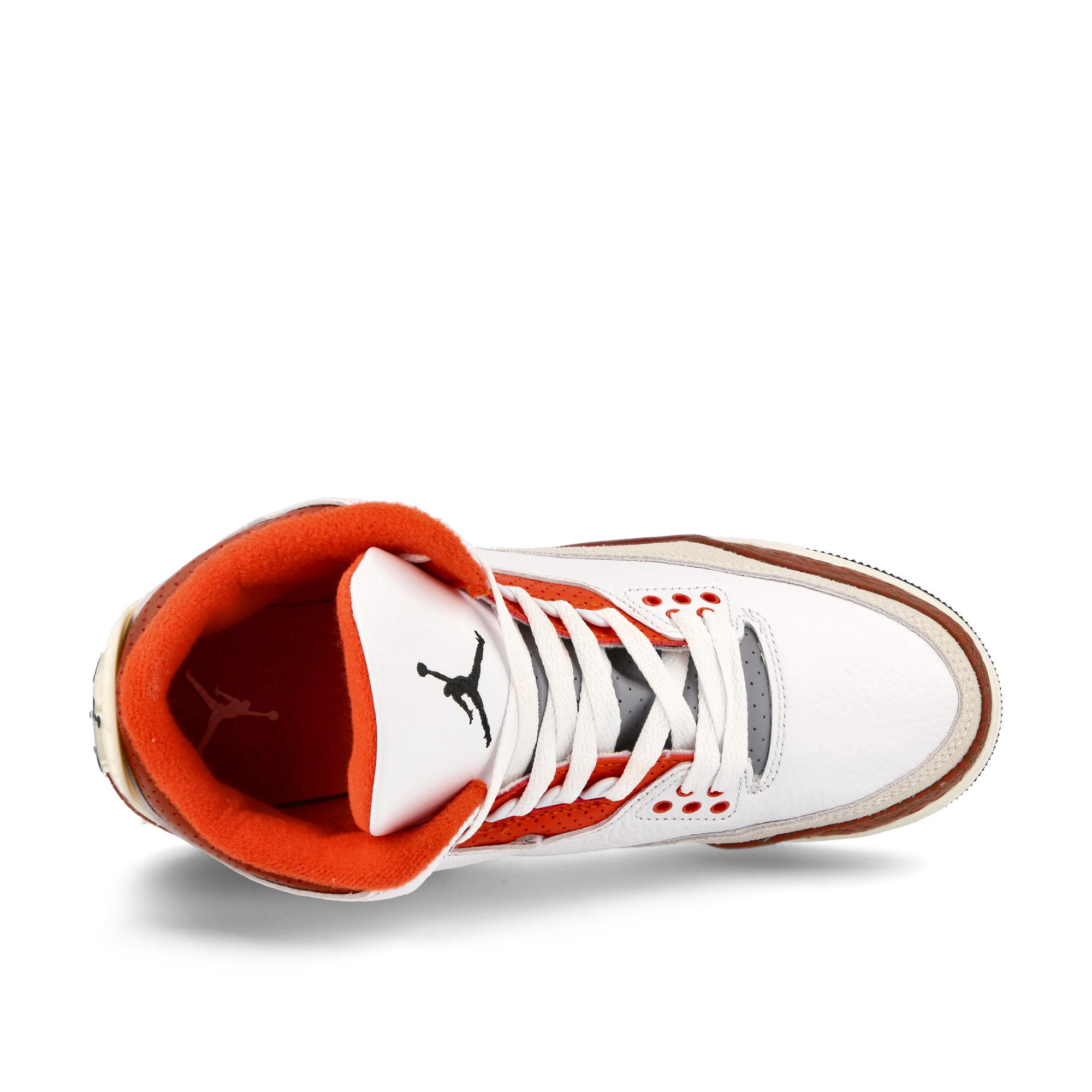 Jordan Air Jordan 3 Retro SE GS White / Black - Mars Stone - Team Orange High Top Sneakers Detailfoto | Overkill
