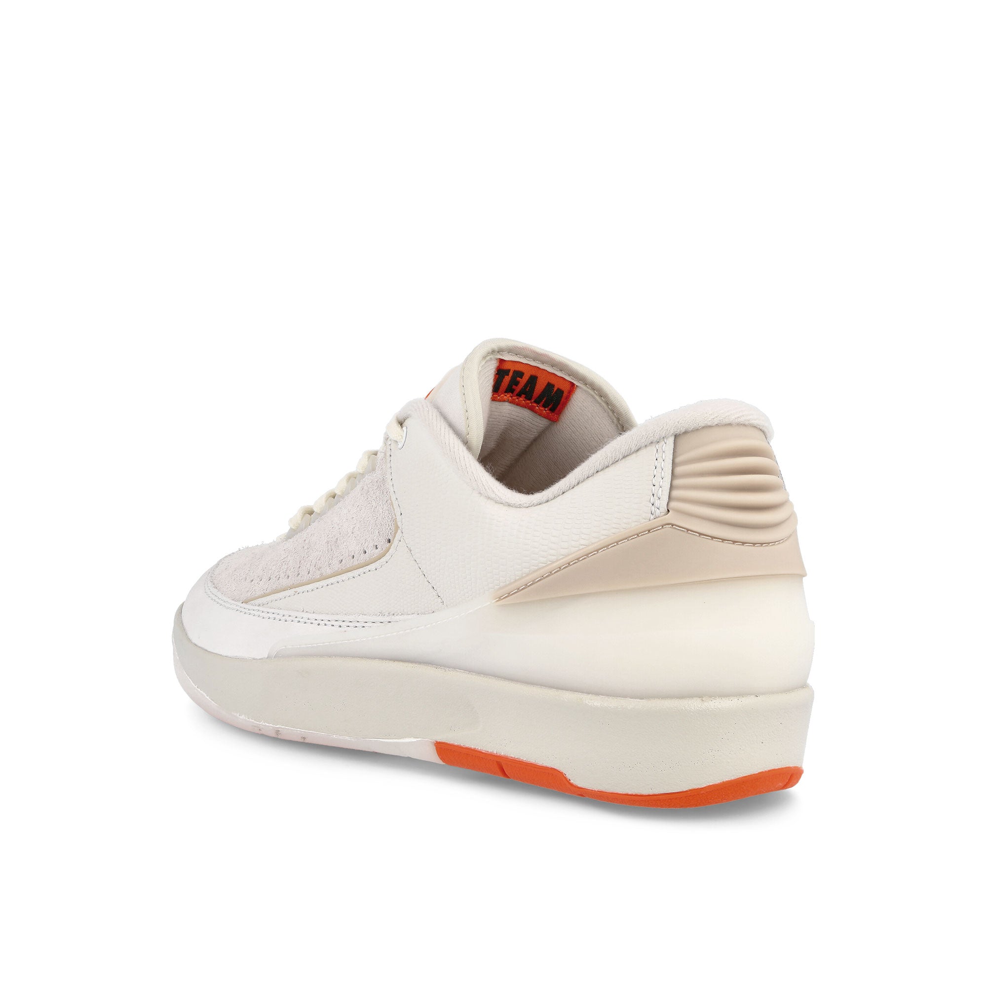 Jordan Shelflife x Air Jordan 2 Retro Low SP White-Sail - Light Bone - Bright Mandarin Sneakers Material | Overkill