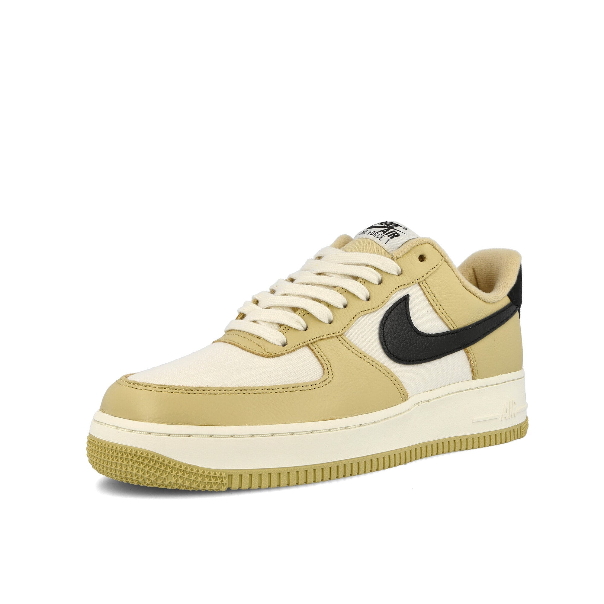 Nike Air Force 1 '07 Lx Team Gold-Black - Sail Low Top Sneakers Close Up | Overkill