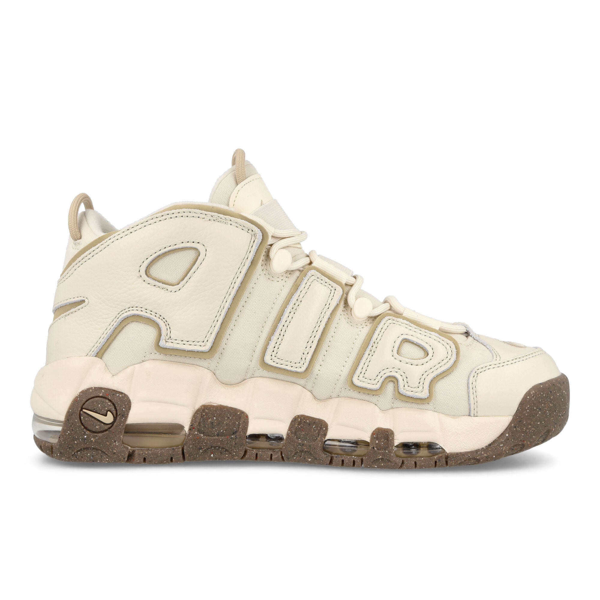 Nike Air More Uptempo 96 Coconut Milk-Team Gold High Top Sneakers Silhouette | Overkill