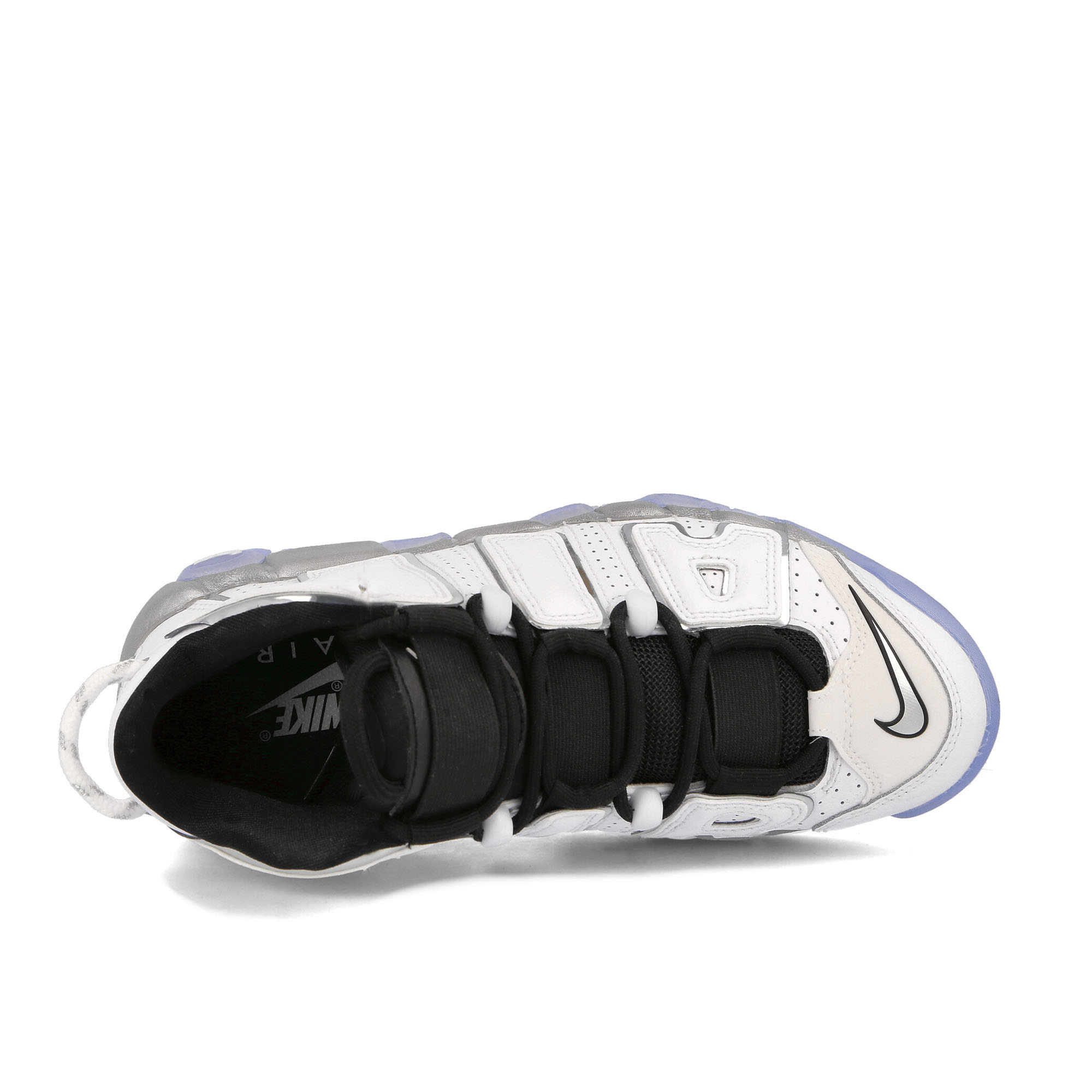 Nike W Air More Uptempo SE White-Metallic Silver-Black-Clear Sneakers Detailfoto | Overkill