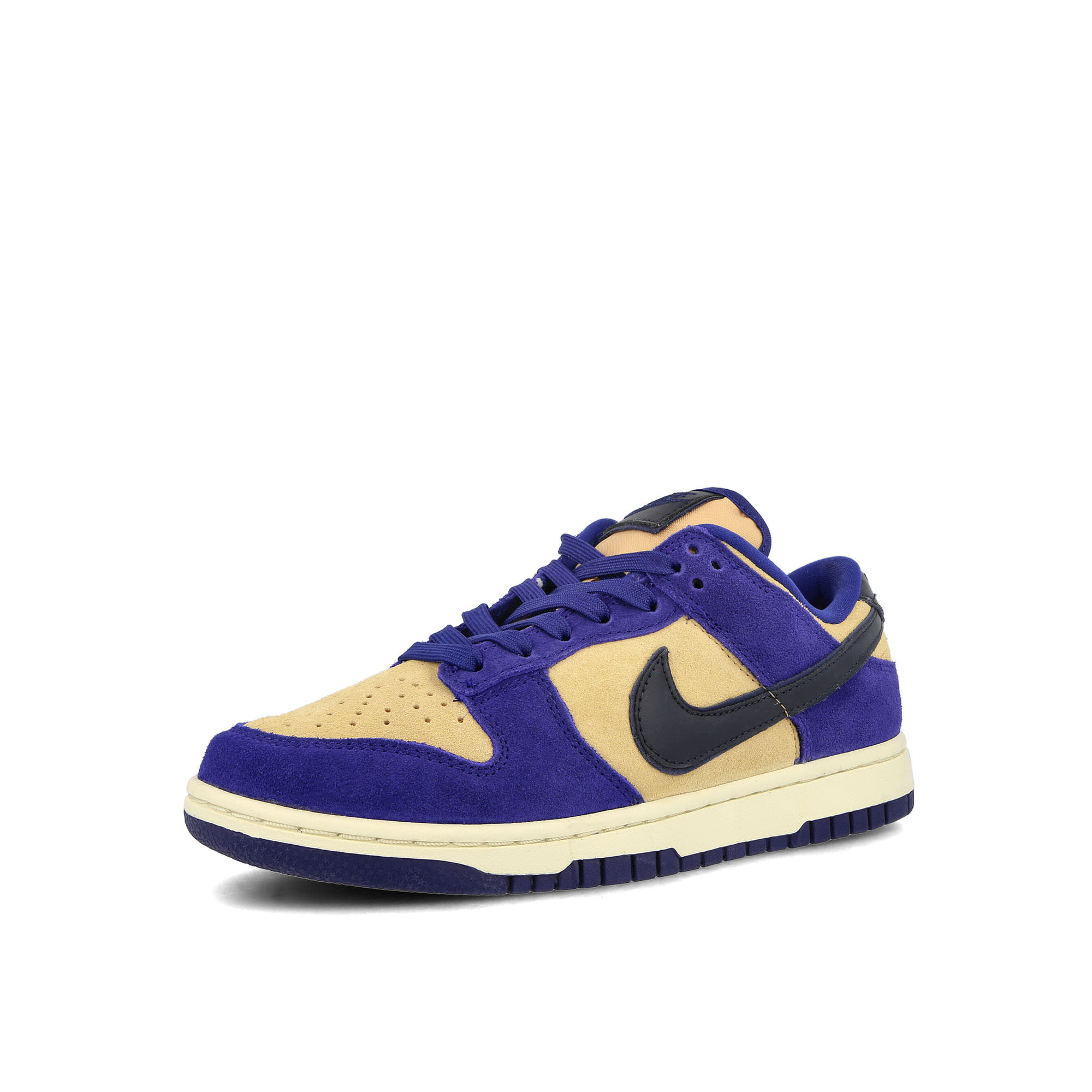 Nike W Dunk Low Lx Deep Royal Blue-Dark Obsidian - Sesame Low Top Sneakers Close Up | Overkill