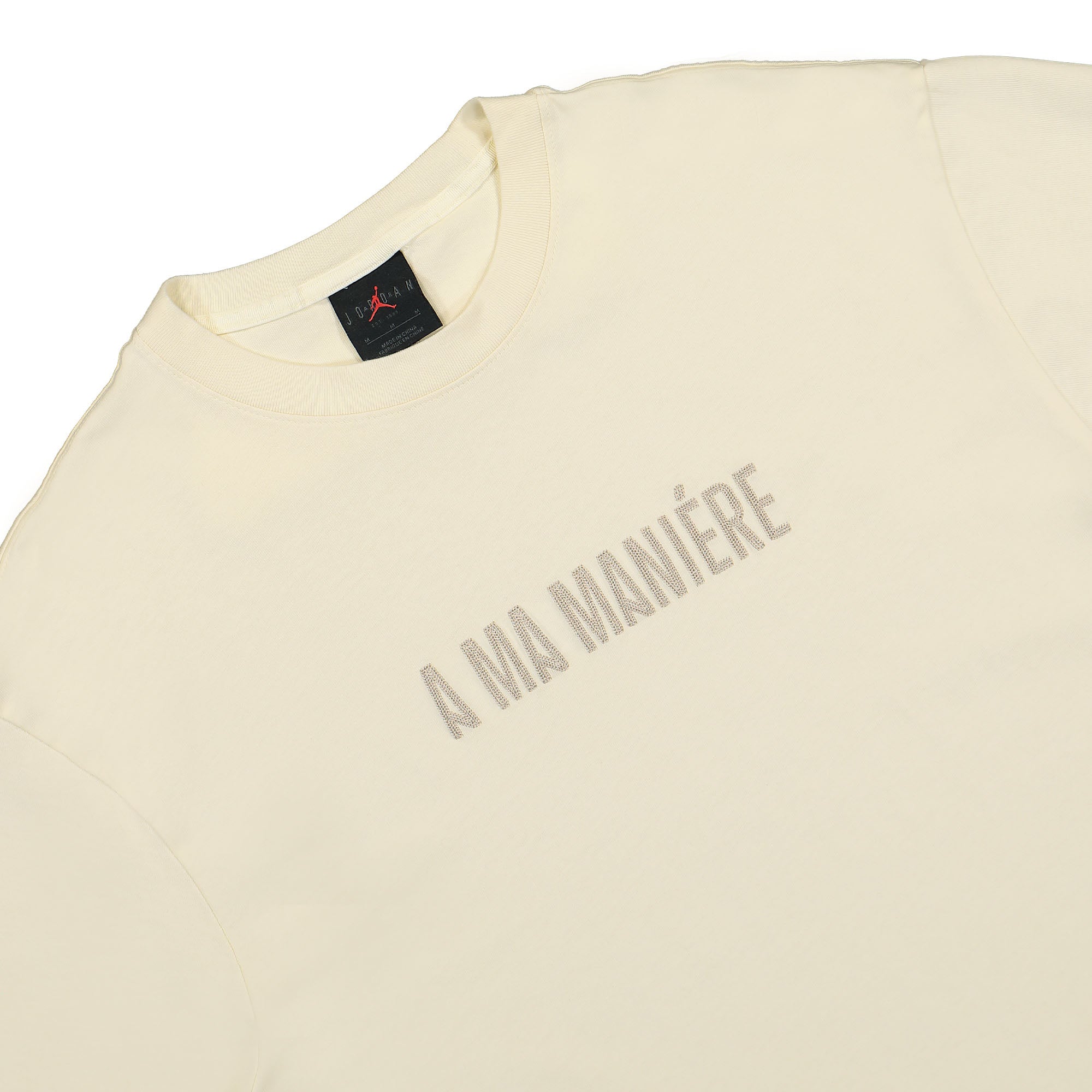 Jordan A Ma Maniere x Jordan T-Shirt Coconut Milk T-Shirts Close-up | Overkill
