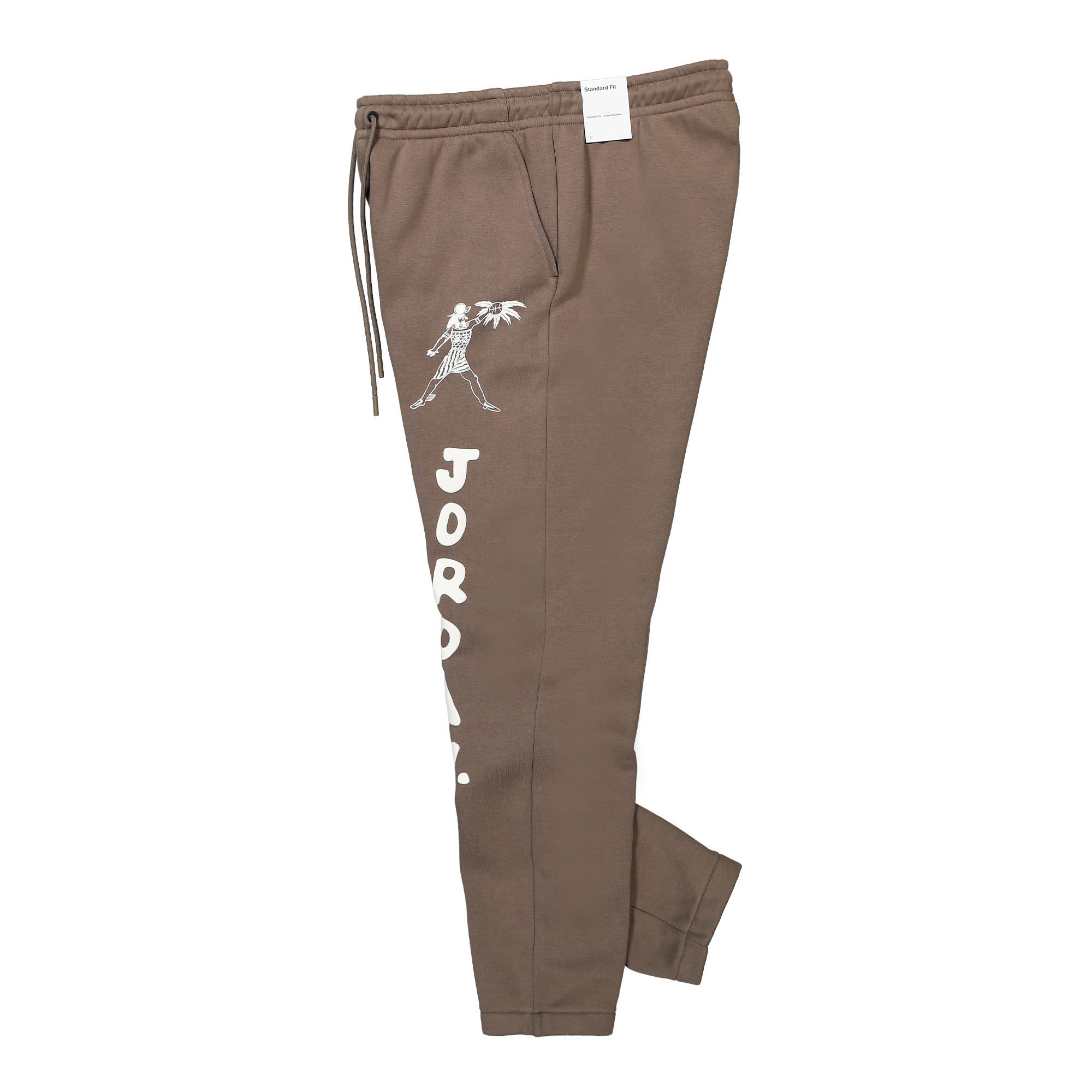 Jordan Umar Rashid x Jordan Artist Series Flight Fleece Pant Palomino / Sail Sweat & Track Pants Close-up | Overkill