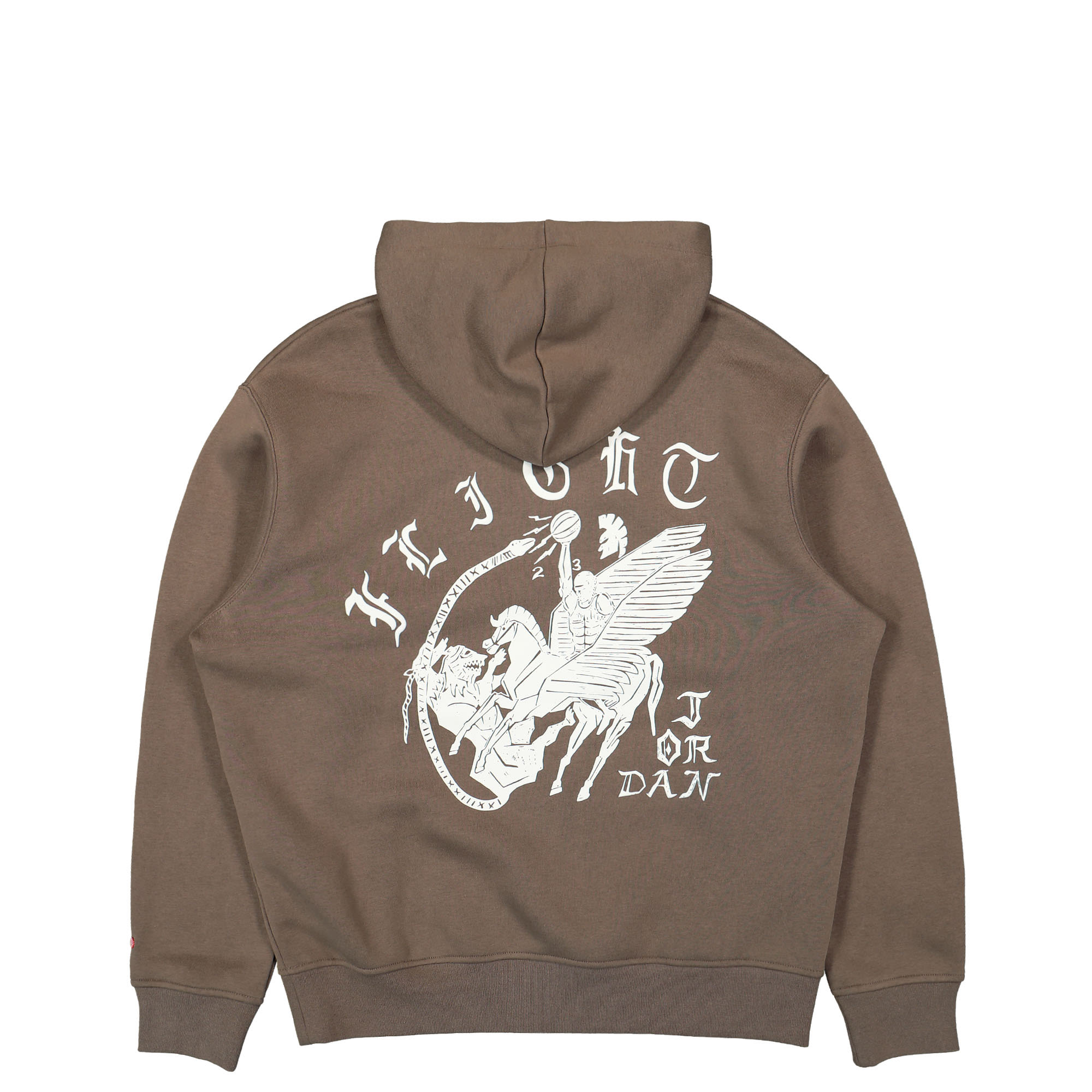 Jordan Umar Rashid x Jordan Artist Series Flight Fleece Hoodie Palomino / Sail Hoodies Close-up | Overkill