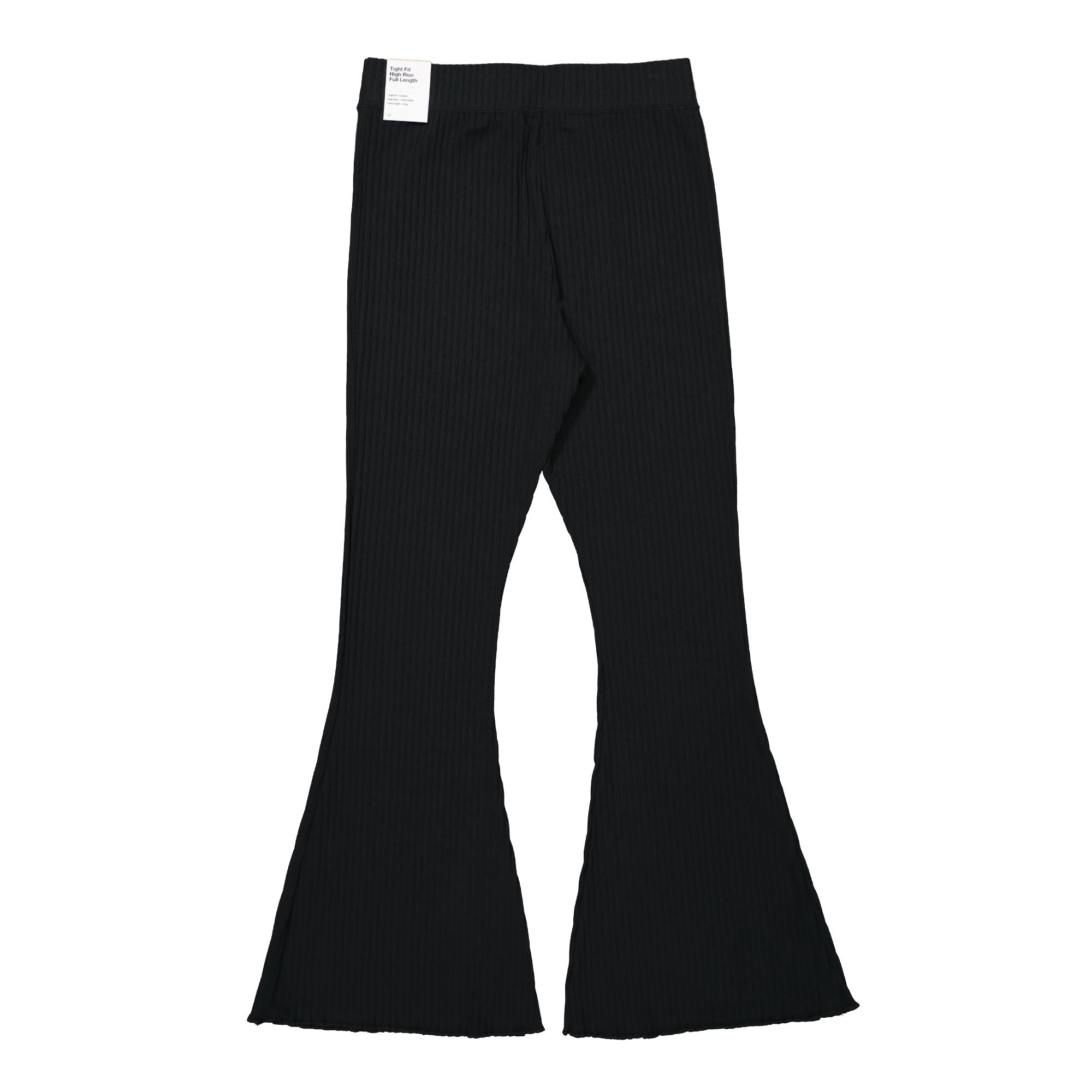 Nike Wmns High Waisted Ribbed Jersey Pants Black / White Sweat & Track Pants Material | Overkill