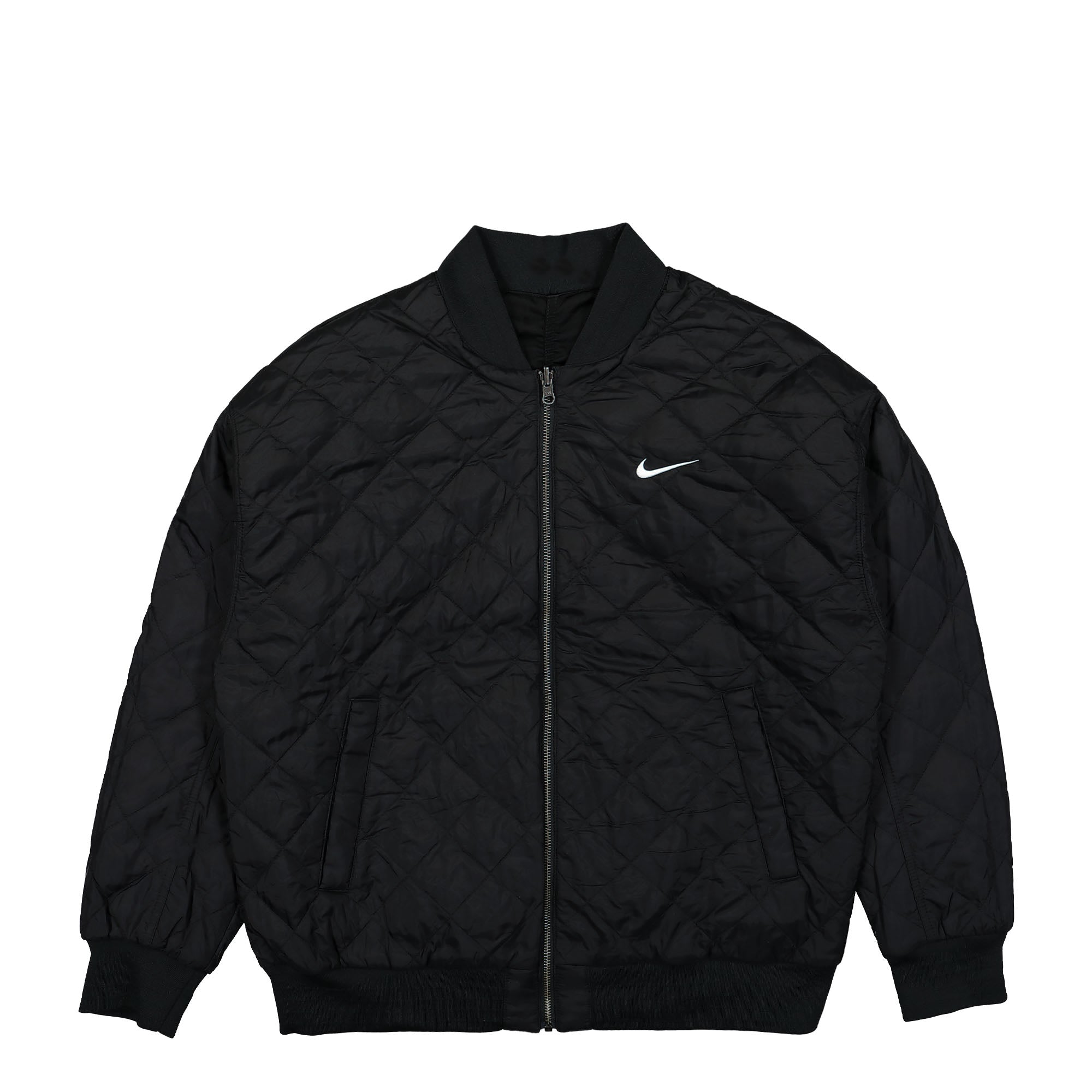 Nike W Reversible Varsity Bomber Jacket Black Bomber & Varsity Jackets Close-up | Overkill