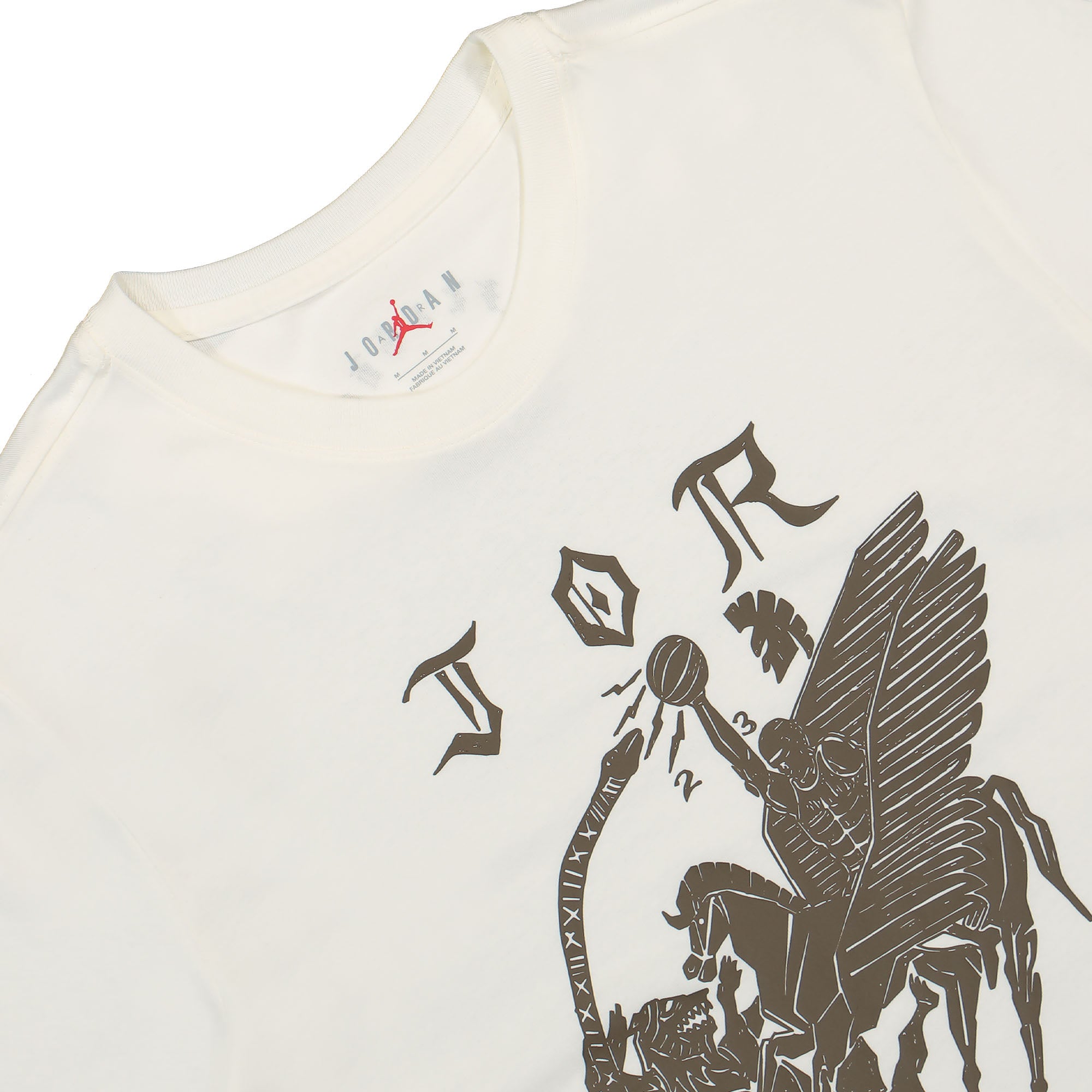 Jordan Umar Rashid x Jordan Artist Series Long Sleeve Tee Sail T-Shirts Close-up | Overkill