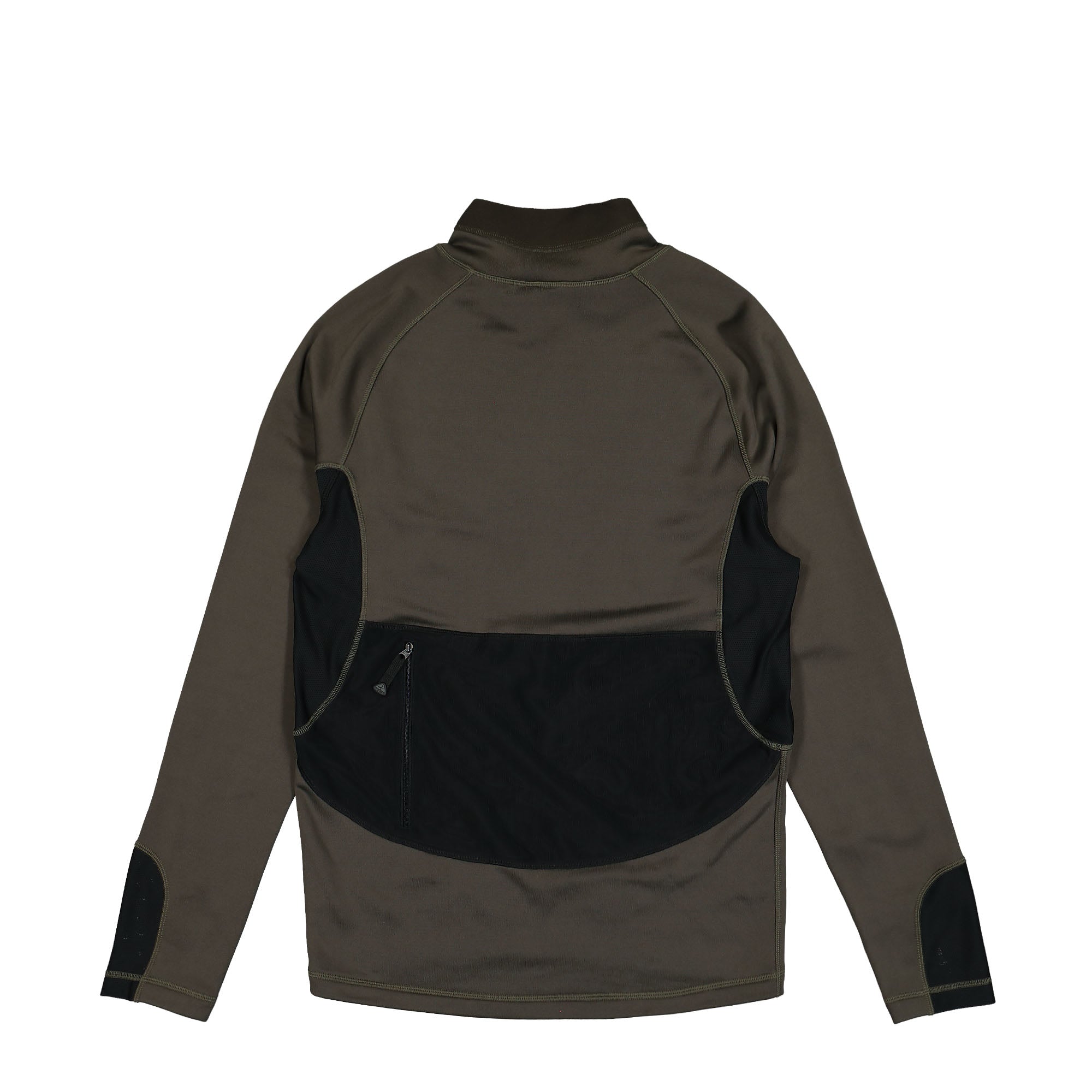 Nike ACG Oregon Series Reissue Polartec Top Cargo Khaki / Schwarz / Wolf Grey Longsleeves Close-up | Overkill