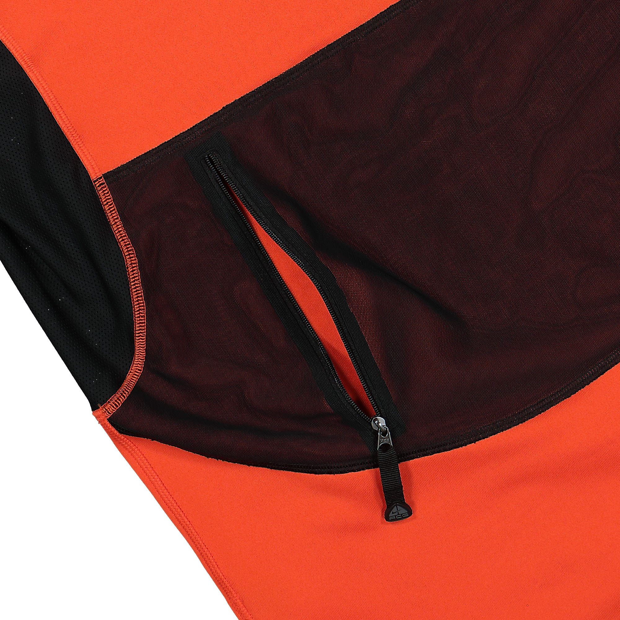 Nike ACG Oregon Series Reissue Polartec Top Red Longsleeves Detailfoto | Overkill