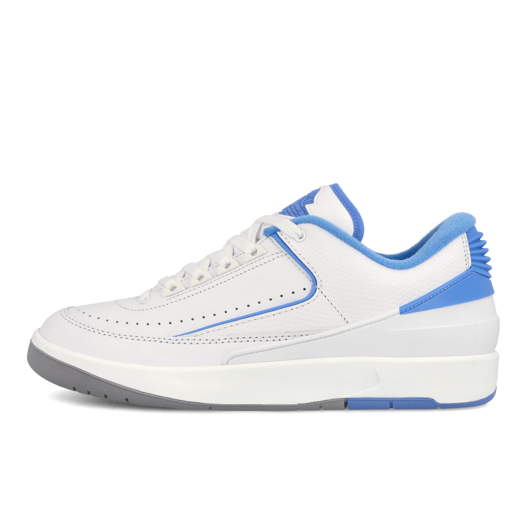 Jordan Air Jordan 2 Retro Low White / University Blue-Cement Grey Low Top Sneakers DV9956 104 | Overkill