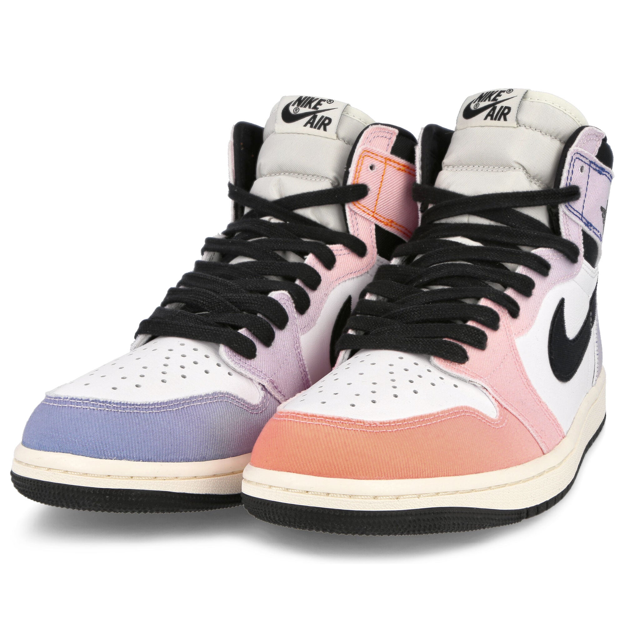 Jordan Air Jordan 1 Retro High OG Craft Vivid Orange / Black - Iced Lilac - True Blue High Top Sneakers DX0054 805 | Overkill