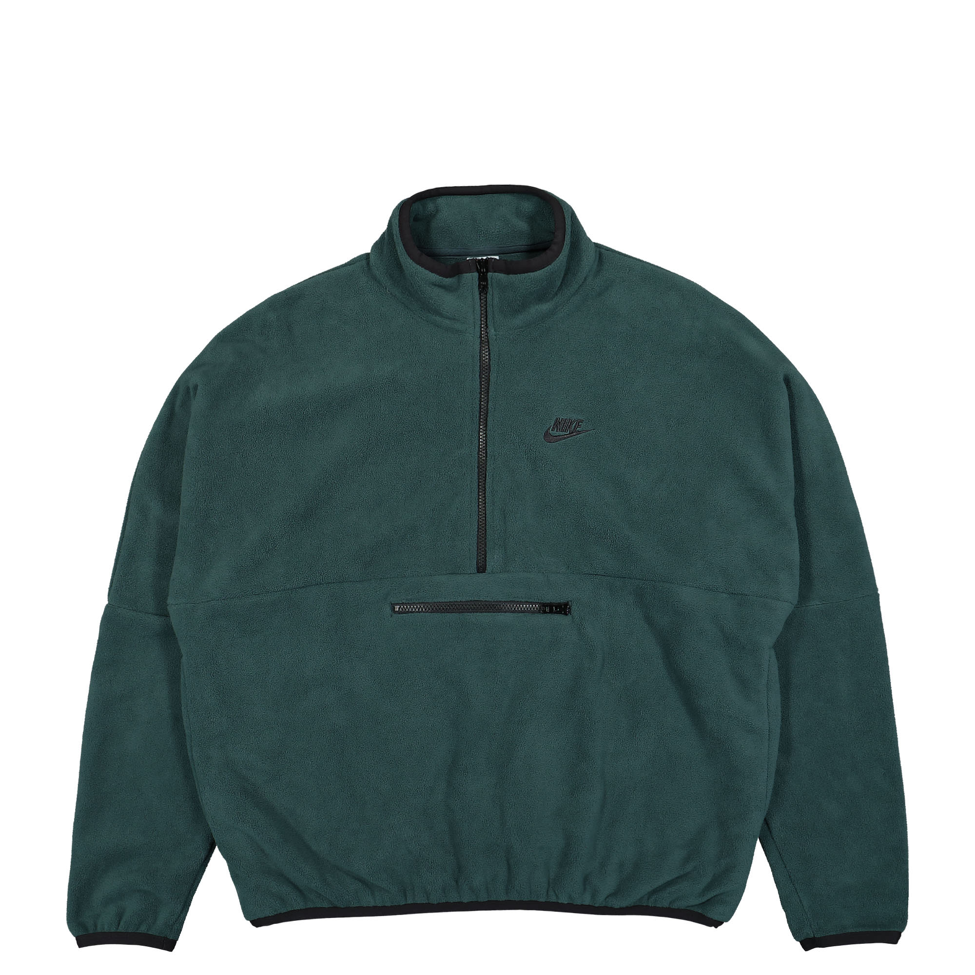 Nike Club Fleece+ 1/2-Zip Fleece Top Deep Jungle / Black Sweatshirts DX0525 328 | Overkill