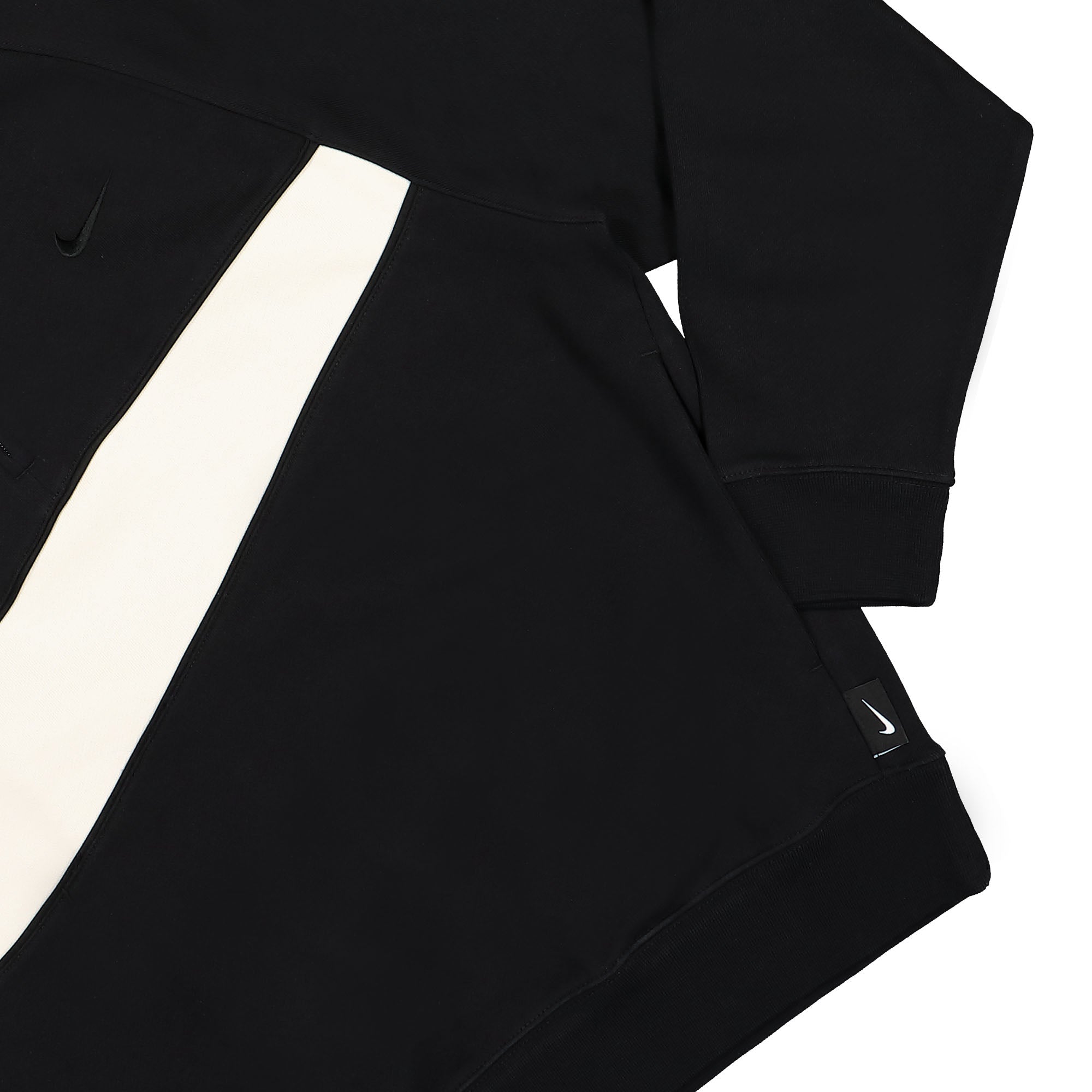Nike Swoosh Half Zip Fleece Hoodie Black / Coconut Milk / Black Hoodies Detailfoto | Overkill