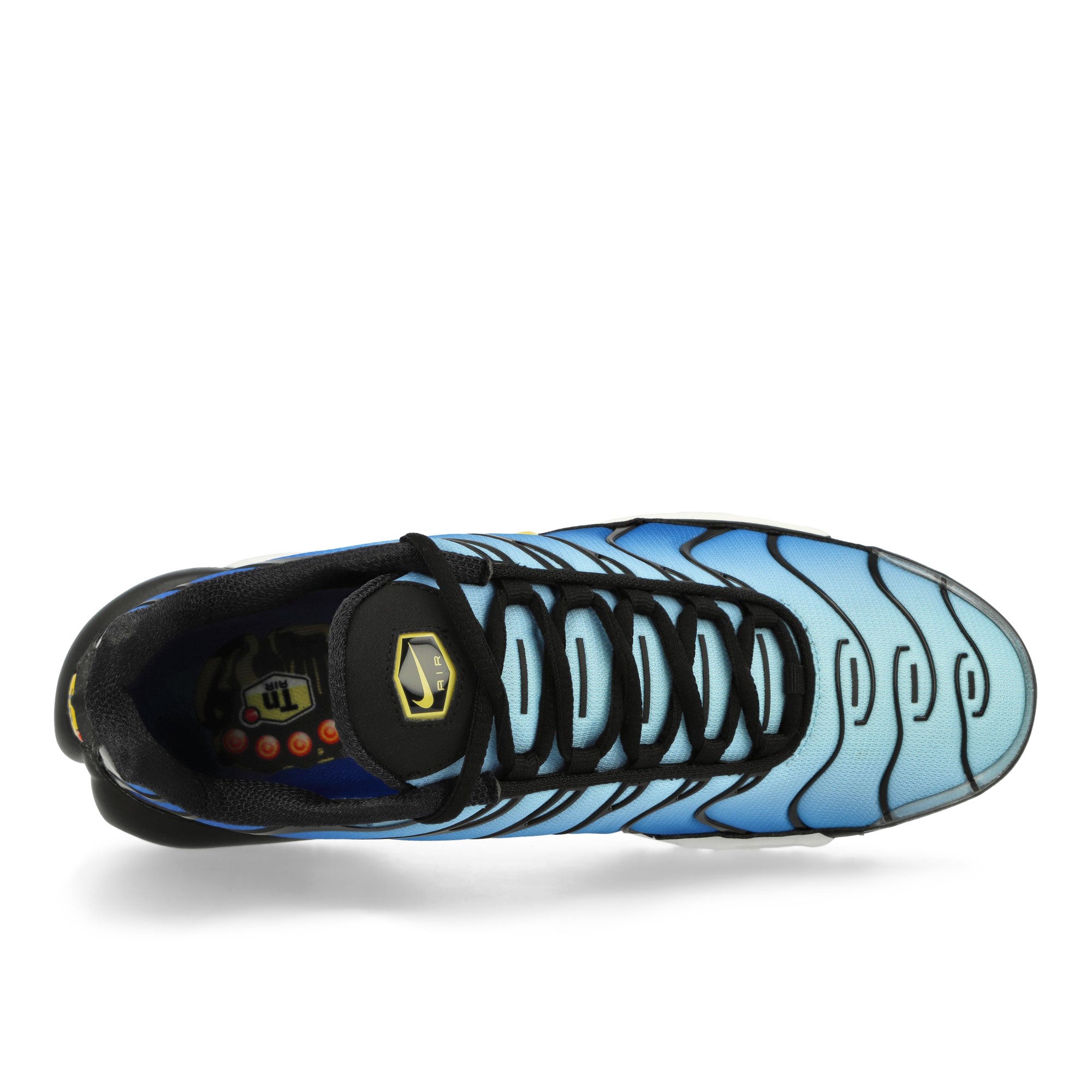 Nike Air Max Plus OG Black / Chamois - Sky Blue - Hyper Blue Low Top Sneakers Detailfoto | Overkill