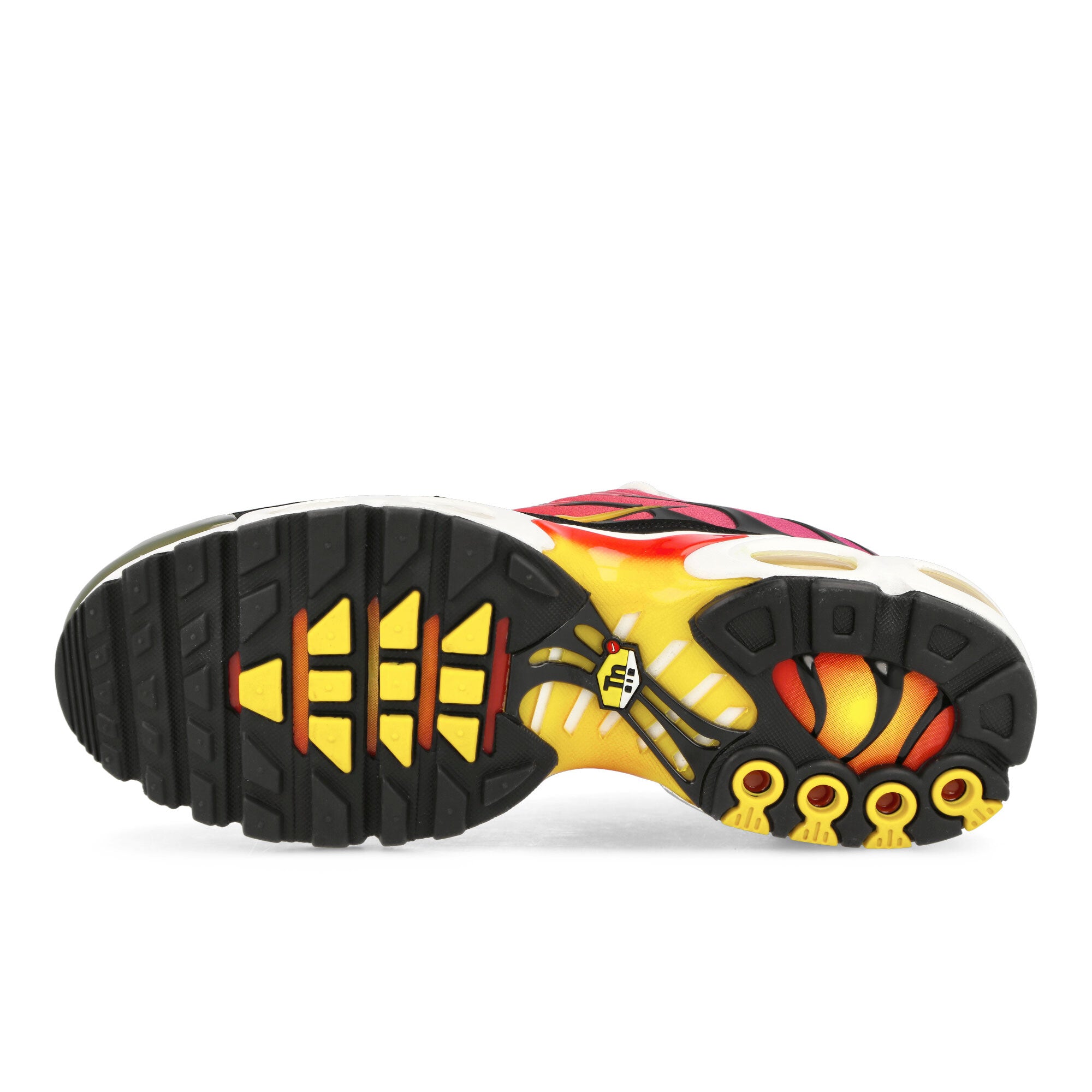 Nike Air Max Plus OG Varsity Red-Gold - Raspberry Red Low Top Sneakers Detail View 1 | Overkill