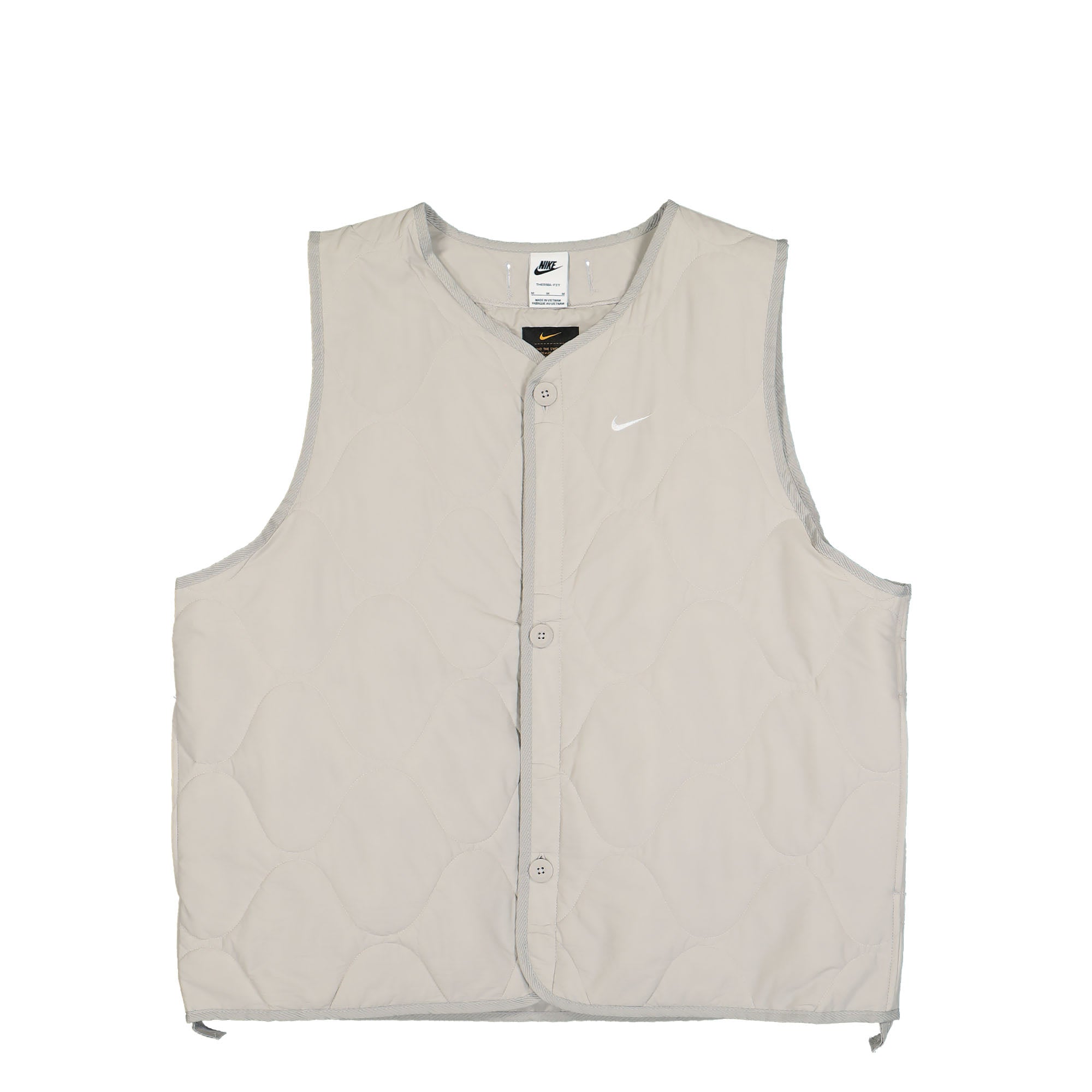 Nike Life Woven Insulated Military Vest Light Iron Ore / Weiß Vests DX0890-012 | Overkill