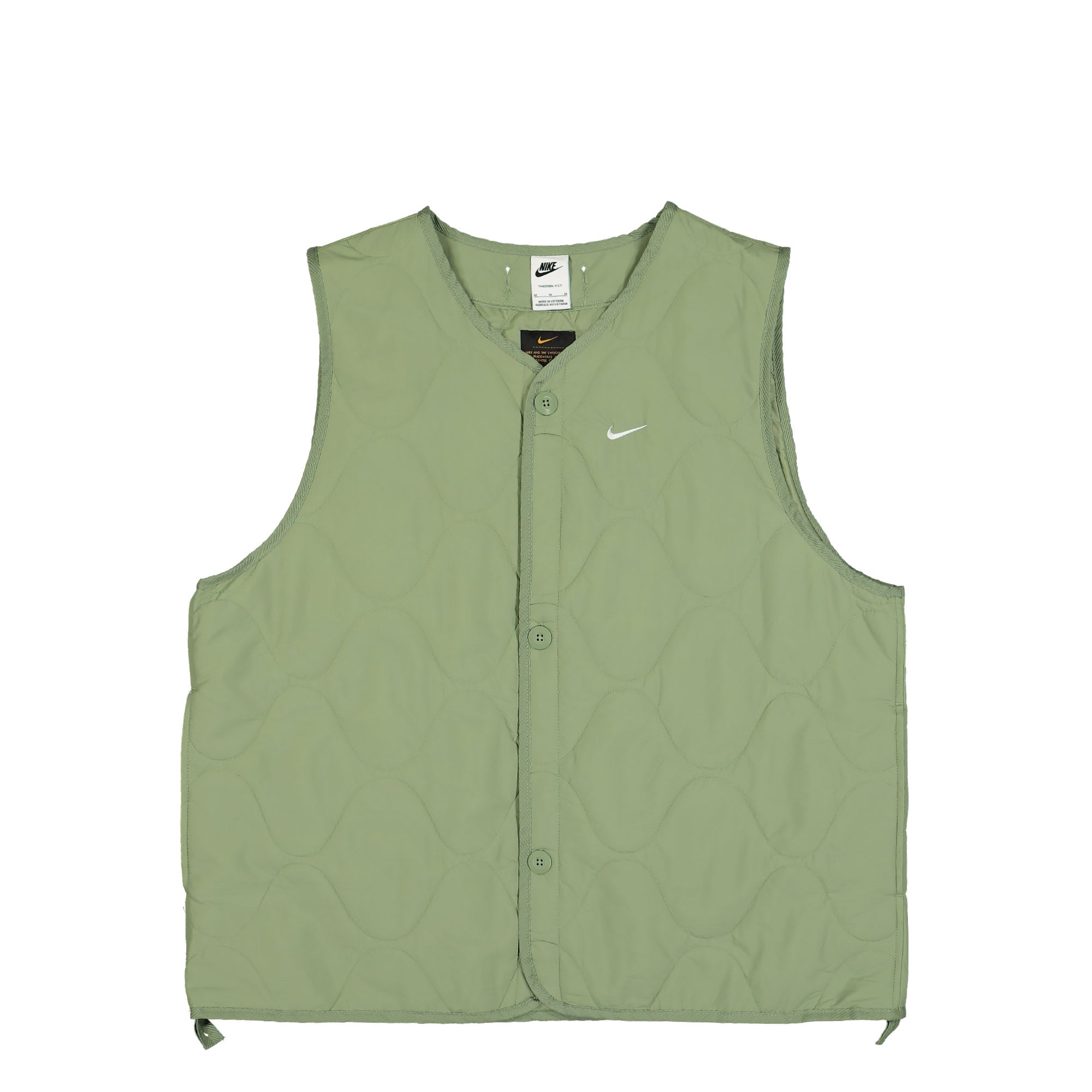 Nike Life Woven Insulated Military Vest Oil Green / White Vests DX0890 386 | Overkill
