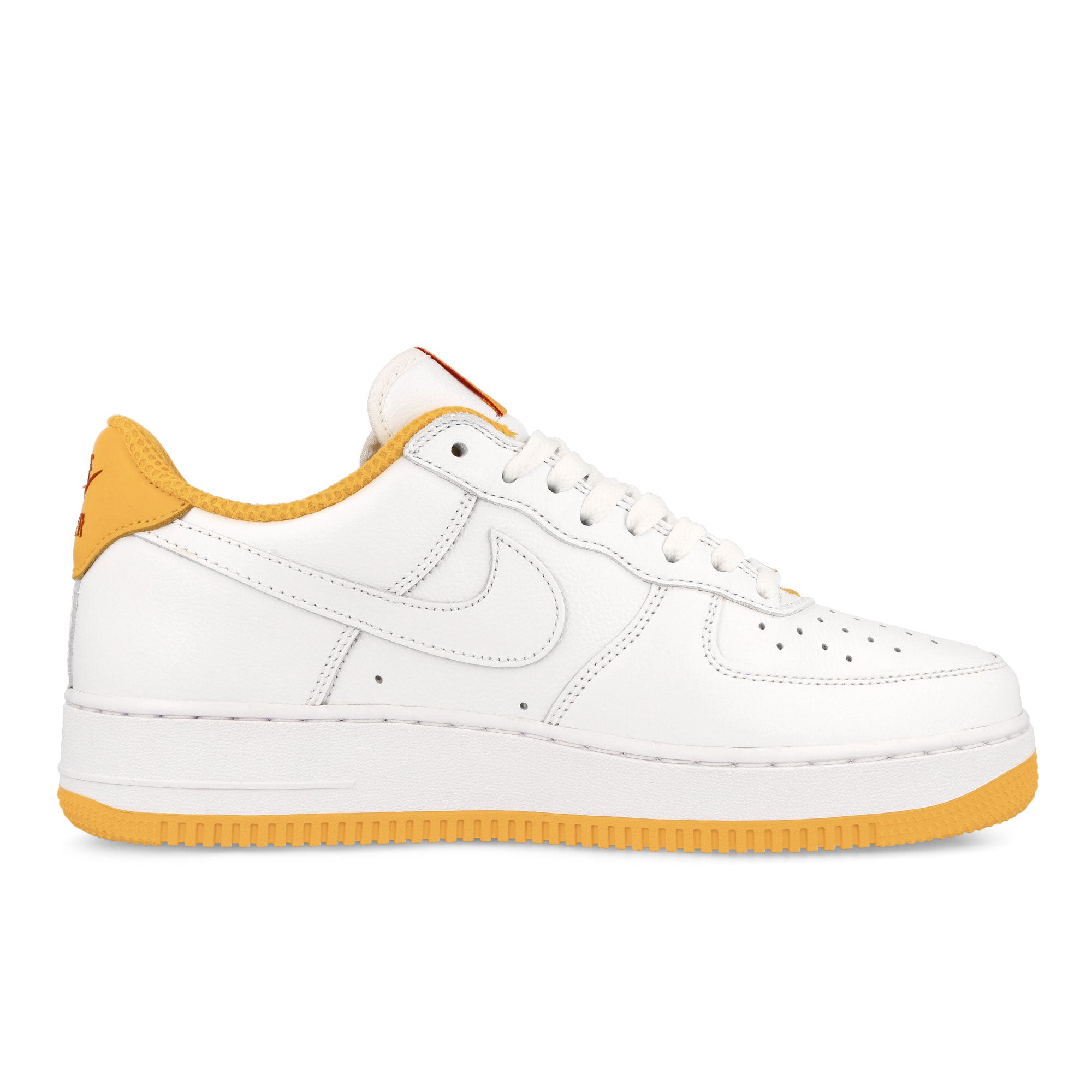 Nike Air Force 1 Low Retro QS White-White - University Gold Low Top Sneakers Silhouette | Overkill