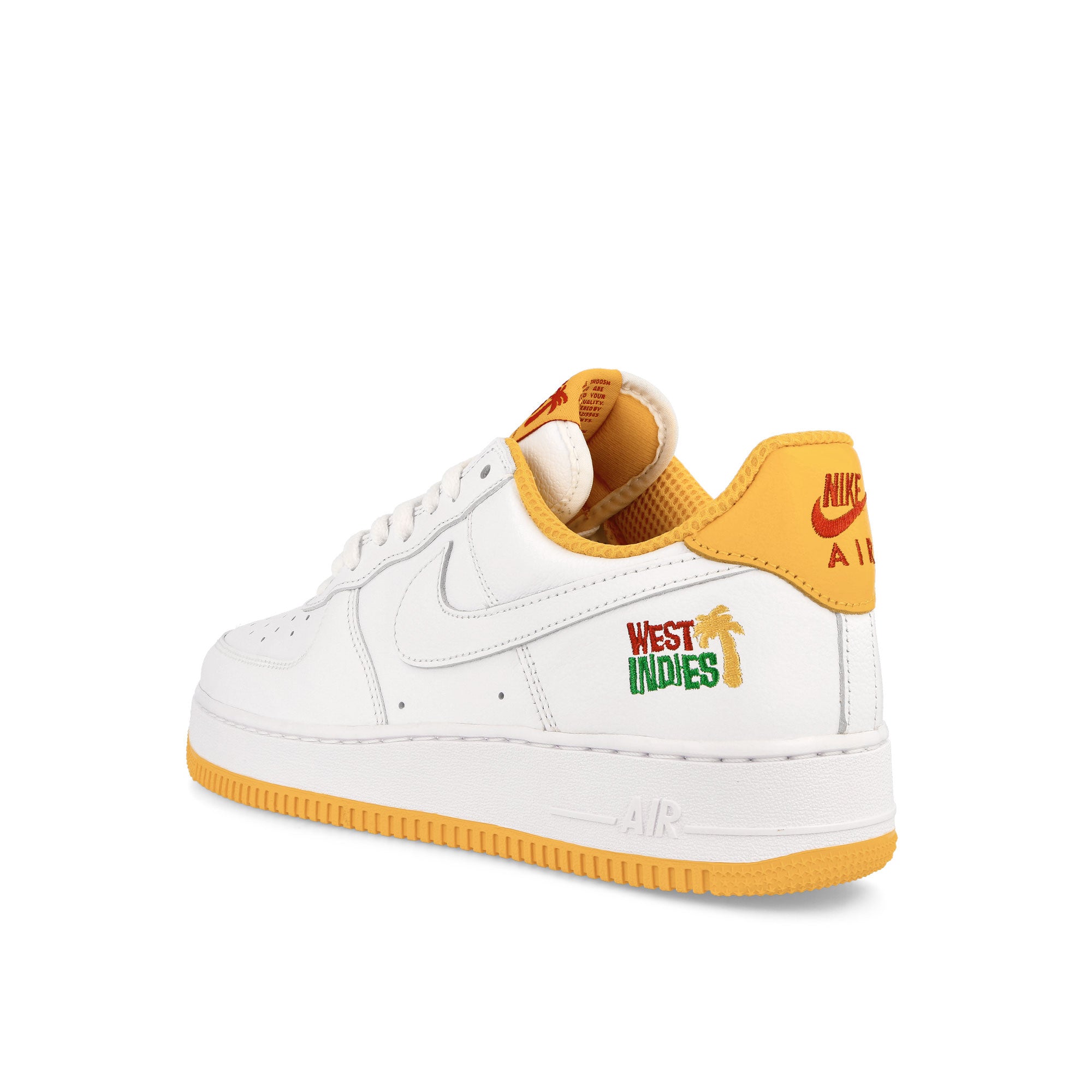 Nike Air Force 1 Low Retro QS White-White - University Gold Low Top Sneakers Material | Overkill