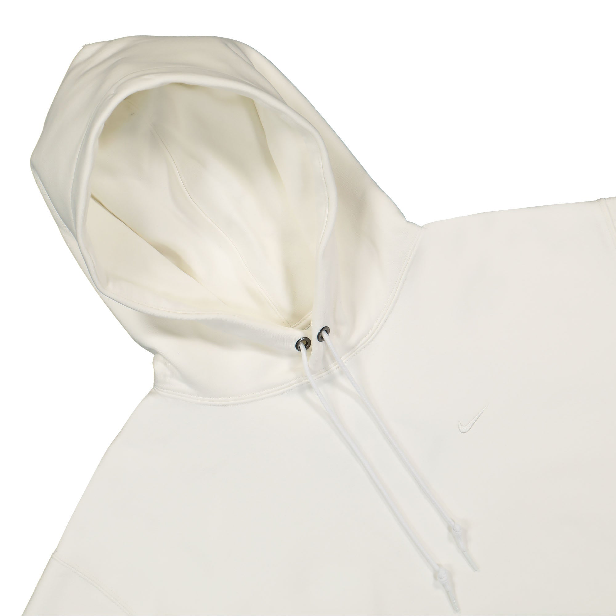Nike Solo Swoosh Fleece Hoodie Sail / White Hoodies Close-up | Overkill