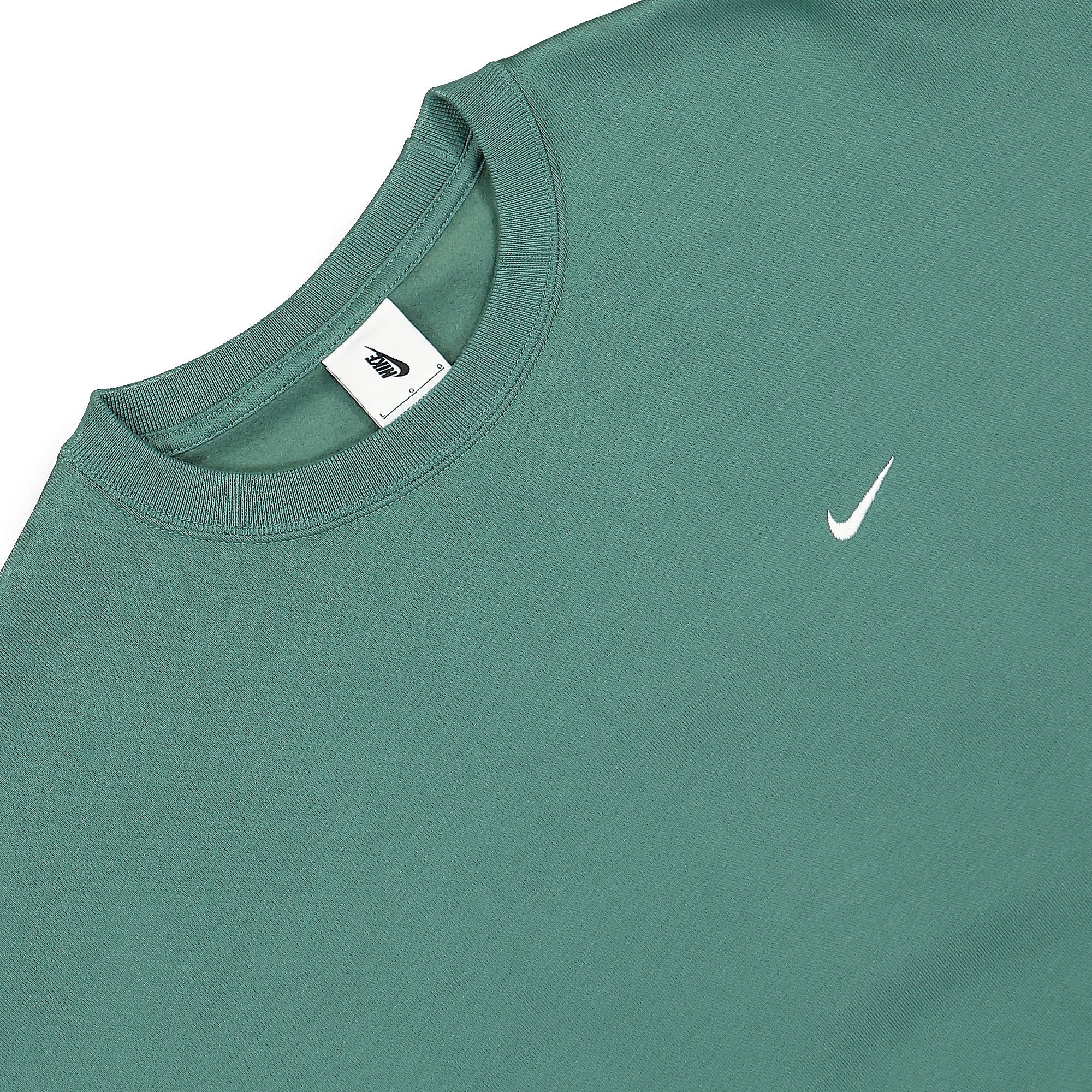 Nike Solo Swoosh Fleece Sweatshirt Bicoastal / White Sweatshirts Close-up | Overkill