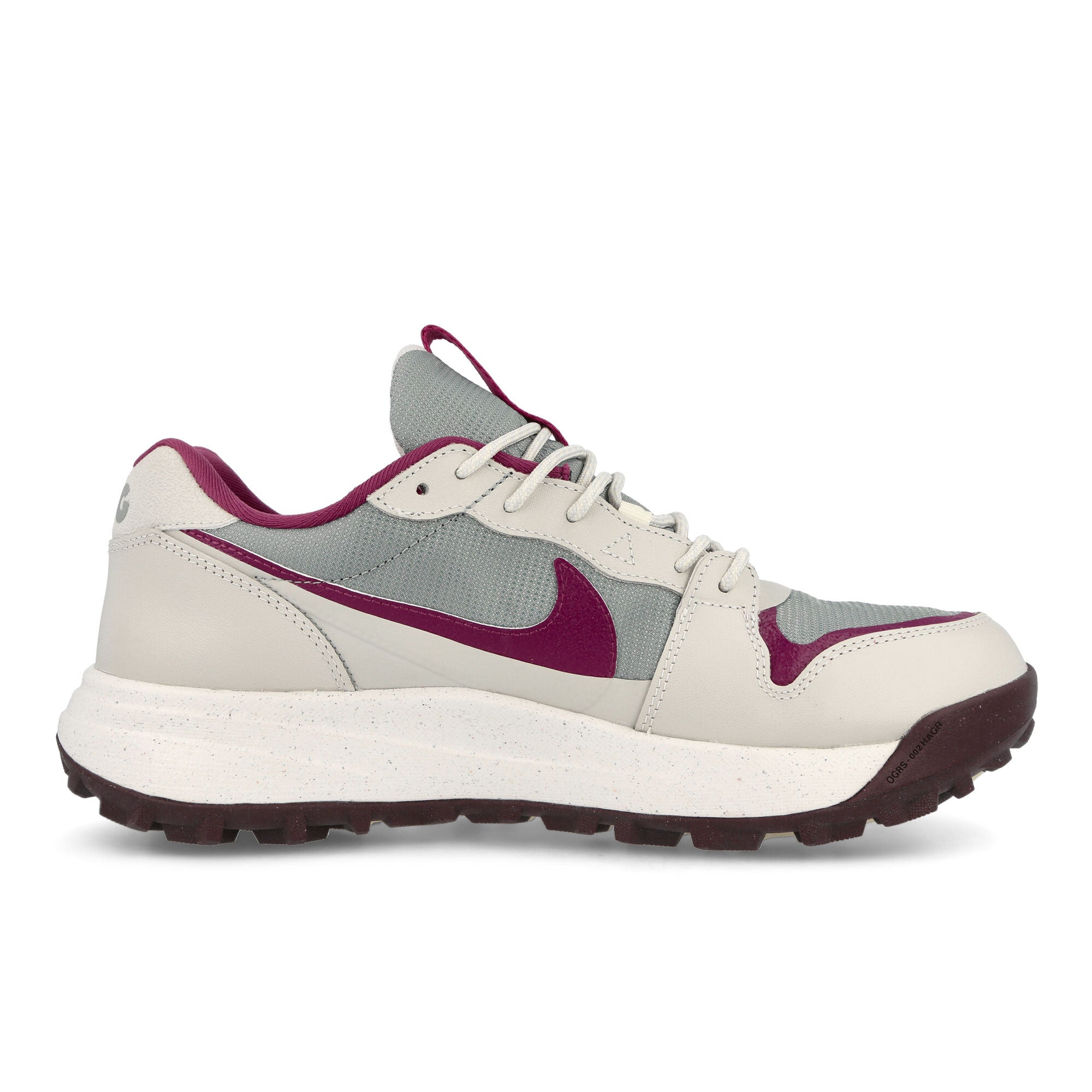 Nike ACG Lowcate Mica Green / Rosewood - Light Bone - Phantom Low Top Sneakers Silhouette | Overkill