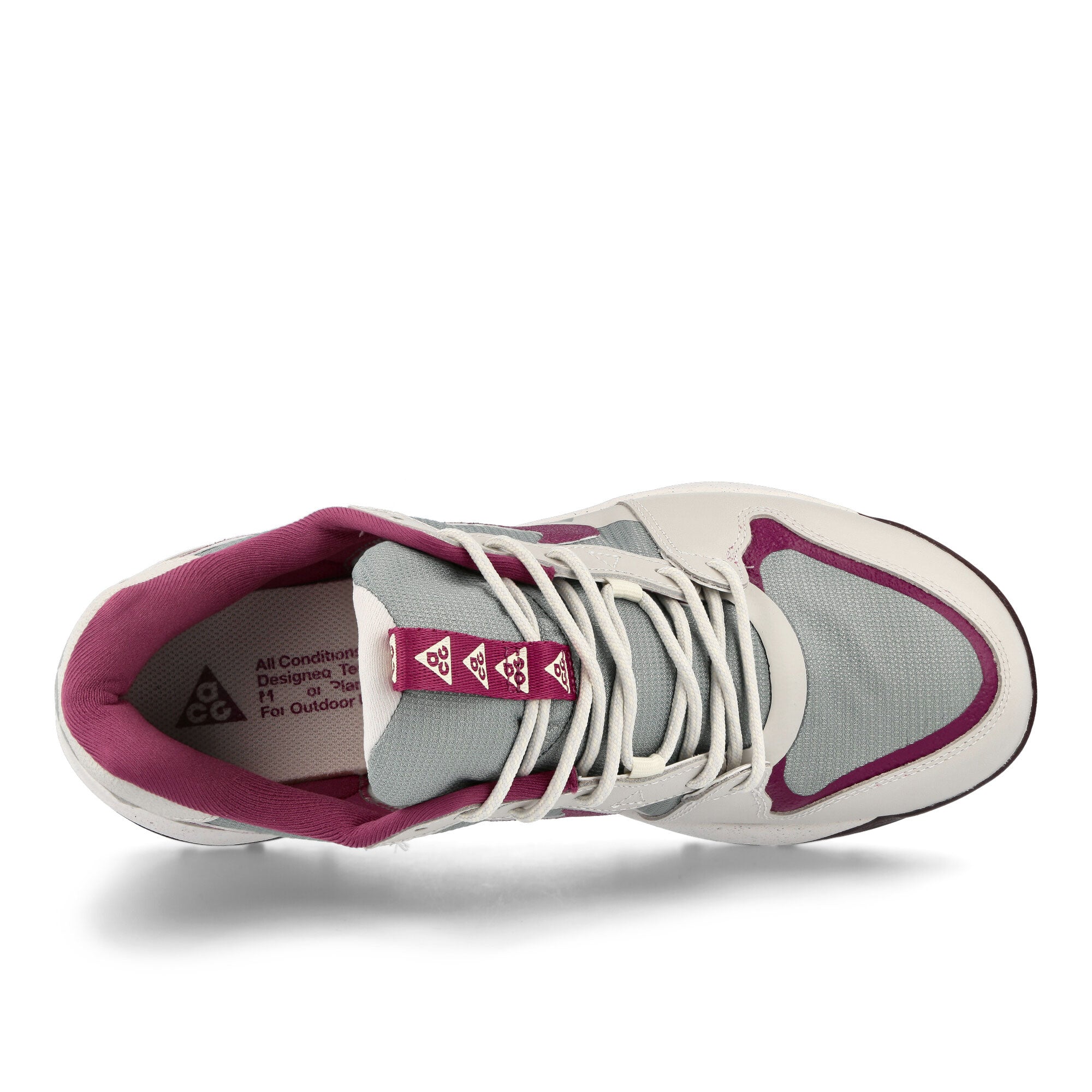 Nike ACG Lowcate Mica Green / Rosewood - Light Bone - Phantom Low Top Sneakers Detailfoto | Overkill