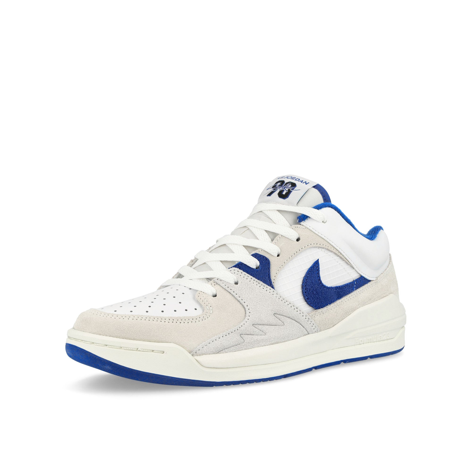 Jordan Stadium 90 White / Game Royal - Black - Sail Sneakers Close Up | Overkill