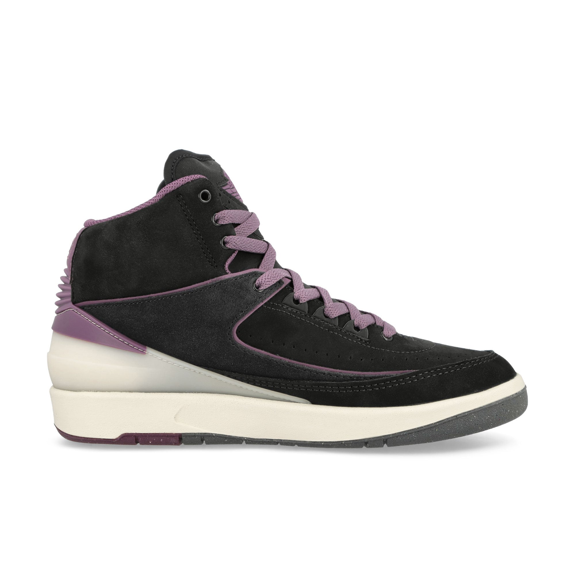 Jordan Wmns Air Jordan 2 Retro Off Noir-Sky J Mauve - Guava Ice - Cool Grey High Top Sneakers Silhouette | Overkill