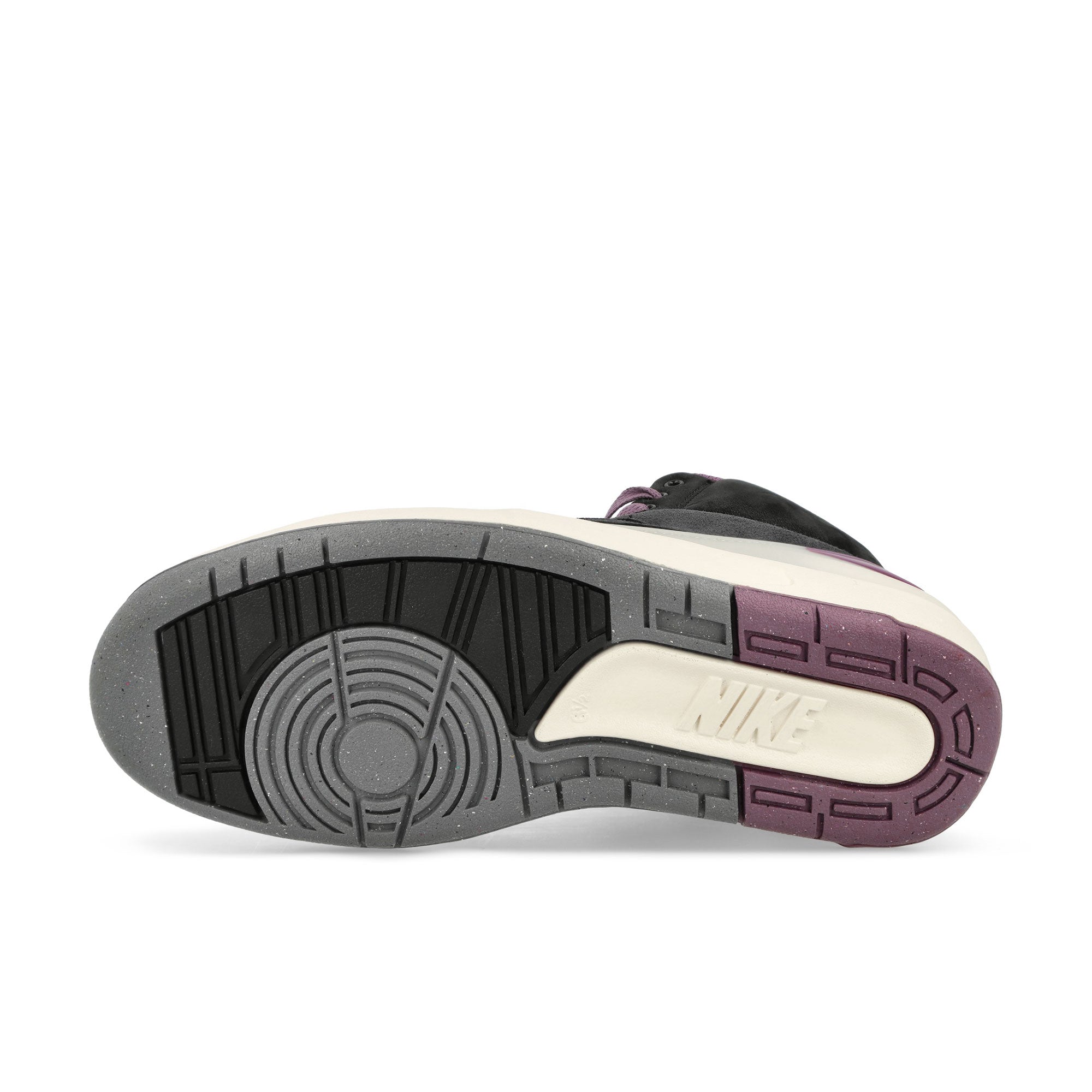 Jordan Wmns Air Jordan 2 Retro Off Noir-Sky J Mauve - Guava Ice - Cool Grey High Top Sneakers Detail View 1 | Overkill