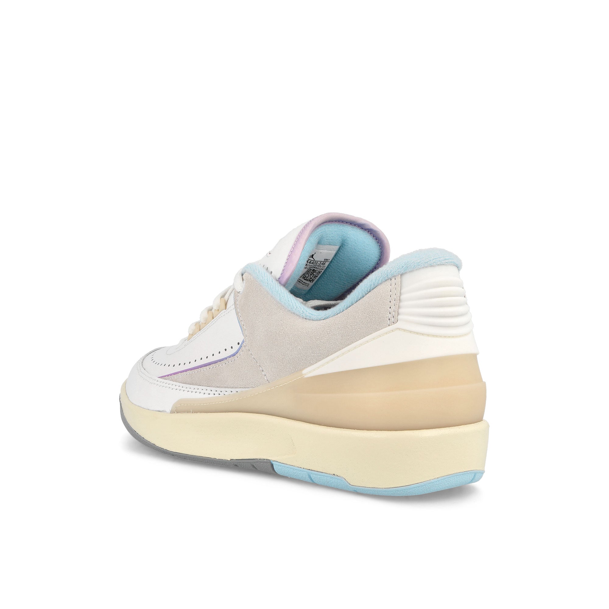 Jordan Wmns Air Jordan 2 Retro Low Summit White / Varsity Red-Ice Blue Sneakers Material | Overkill