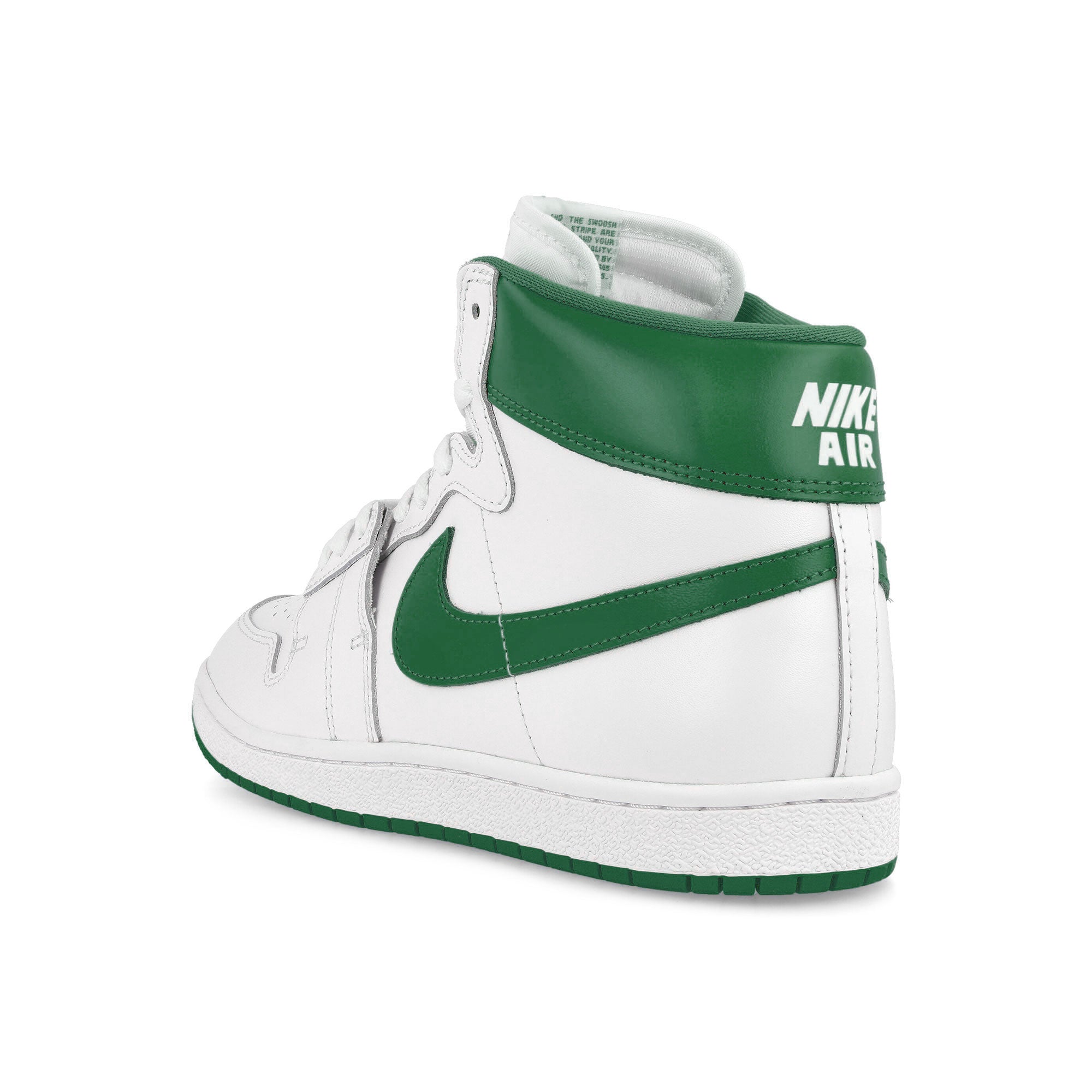 Jordan Air Ship PE SP White-Pine Green - White High Top Sneakers Material | Overkill