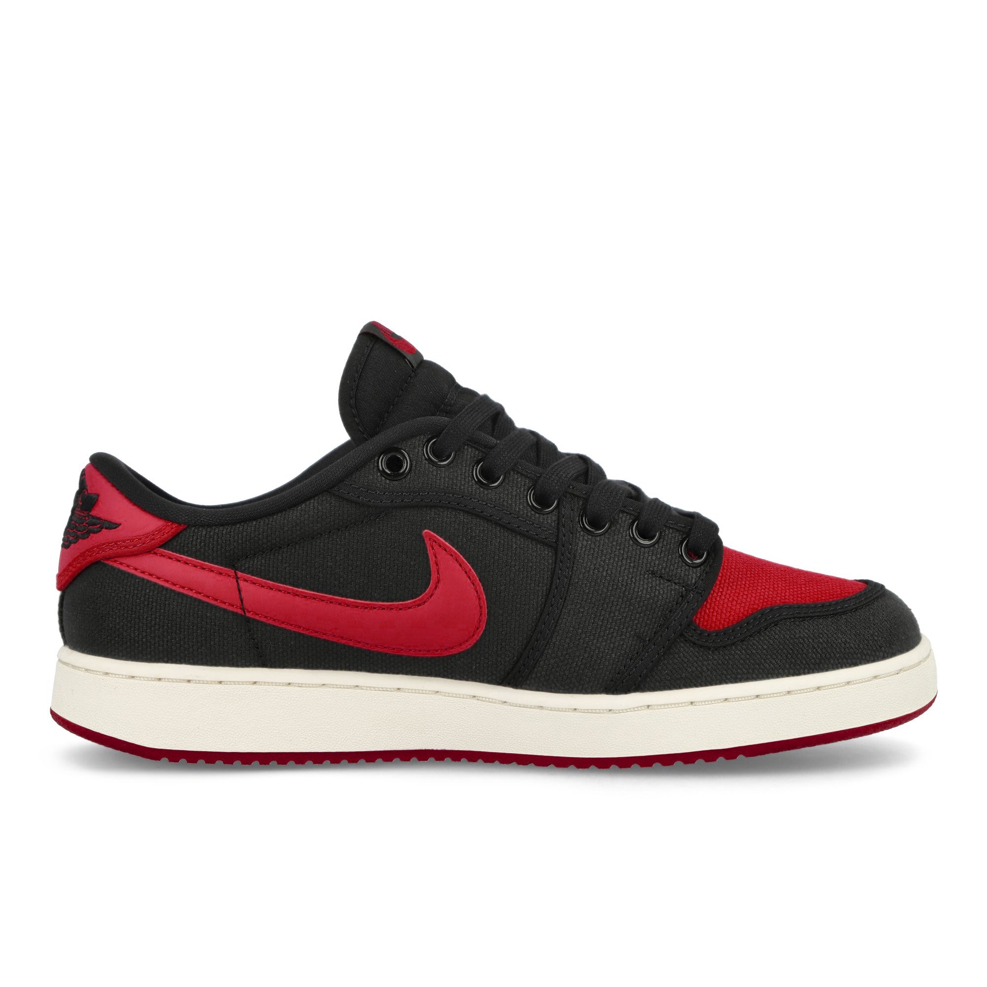 Jordan Air Jordan AJKO 1 Low Black-Varsity Red - Sail Low Top Sneakers Silhouette | Overkill