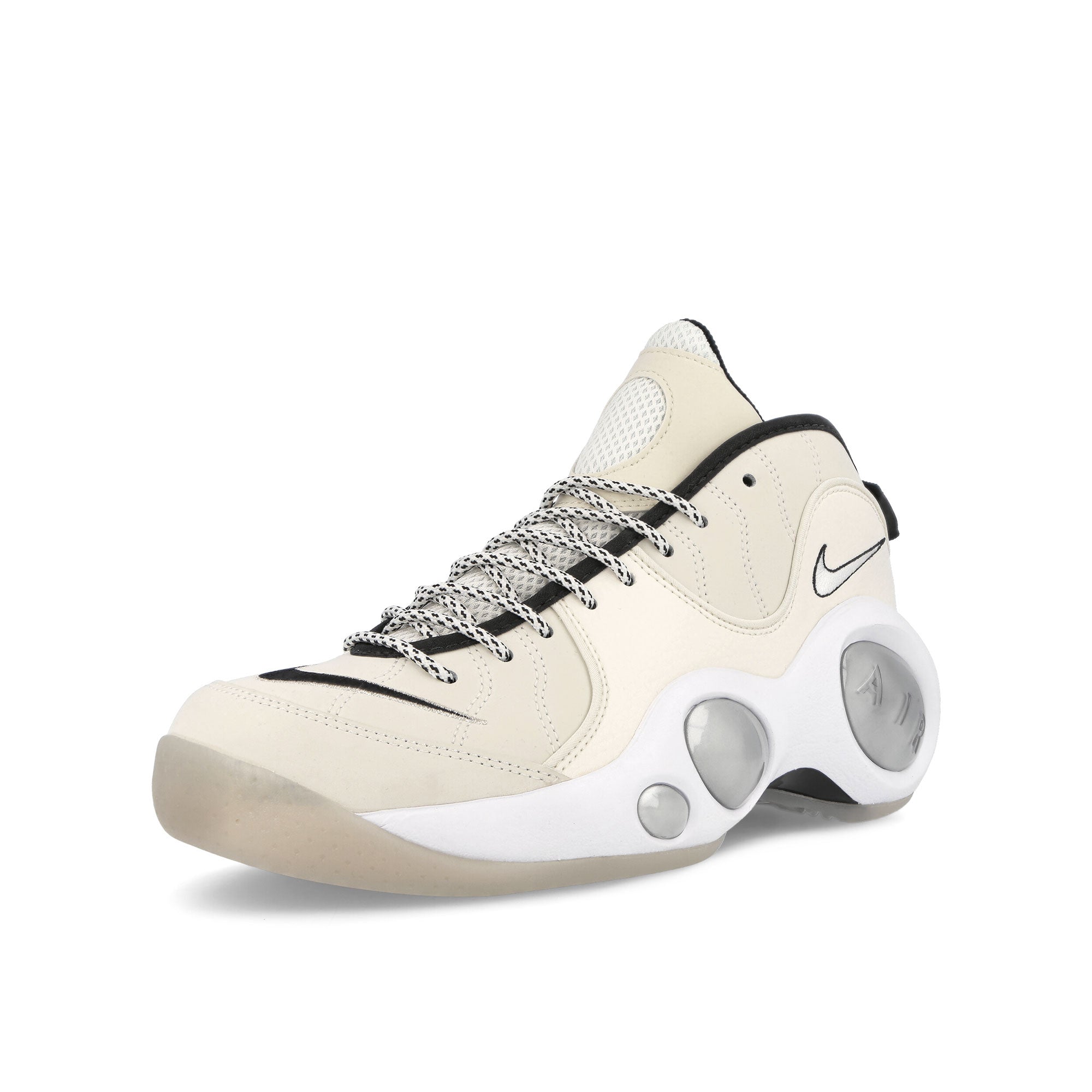 Nike Air Zoom Flight 95 Sail-White - Pale Ivory - Black Sneakers Close Up | Overkill