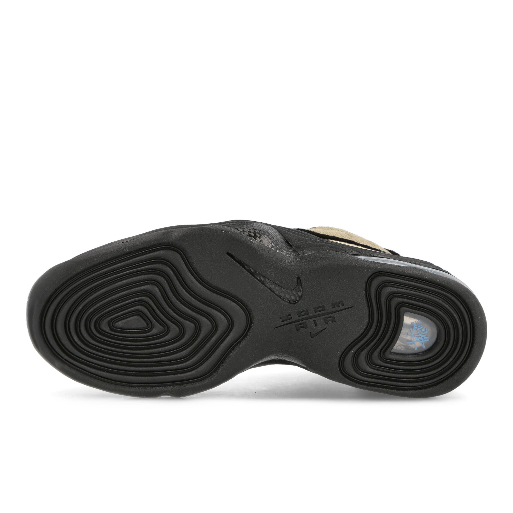 Nike Stussy x Nike Air Penny II SP Rattan-Black - Limestone Sneakers Detail View 1 | Overkill