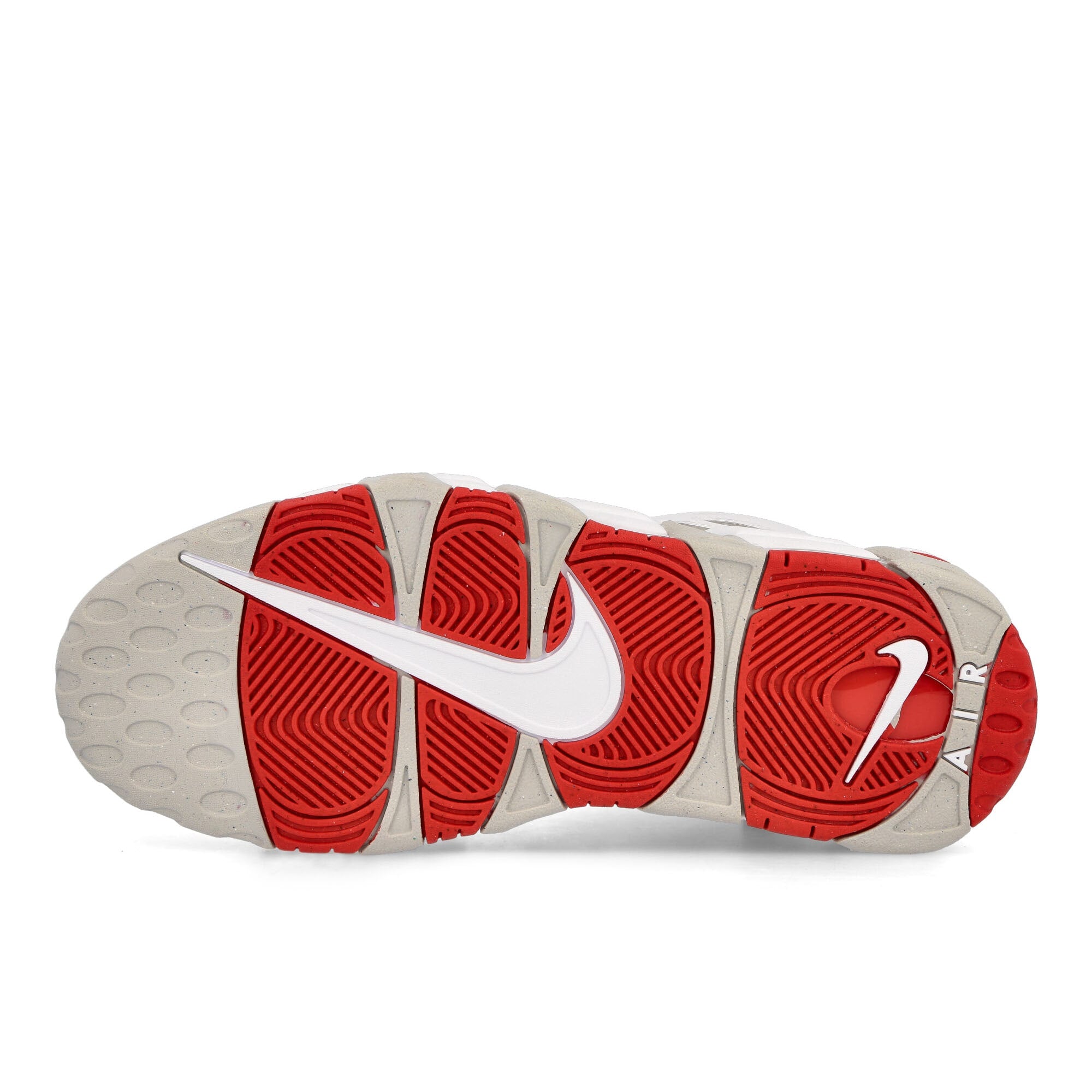 Nike Air More Uptempo 96 White-University Red-Grey Fog Sneakers Detail View 1 | Overkill