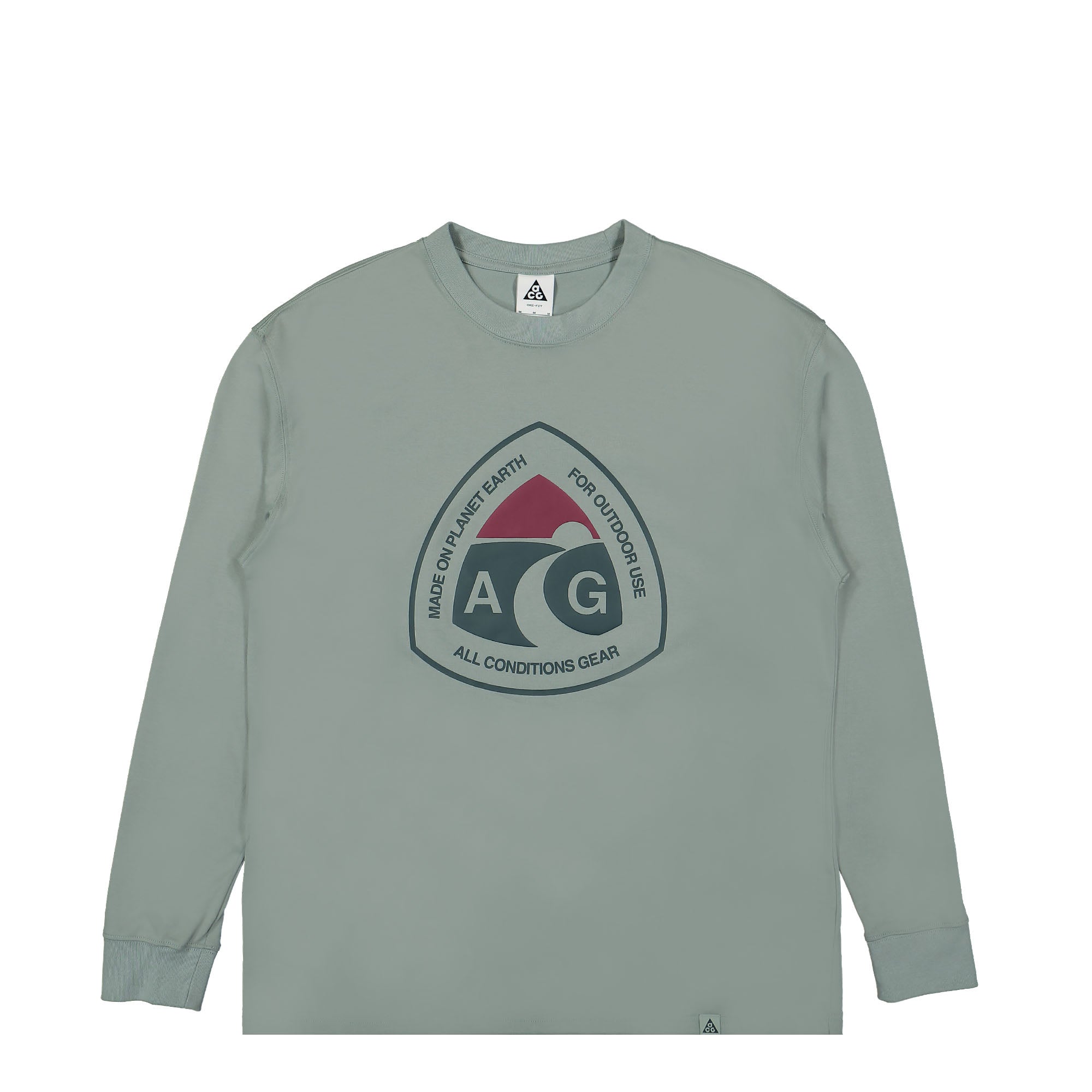 Nike ACG Outdoor Long Sleeve Tee Mica Green Longsleeves DX9450 330 | Overkill