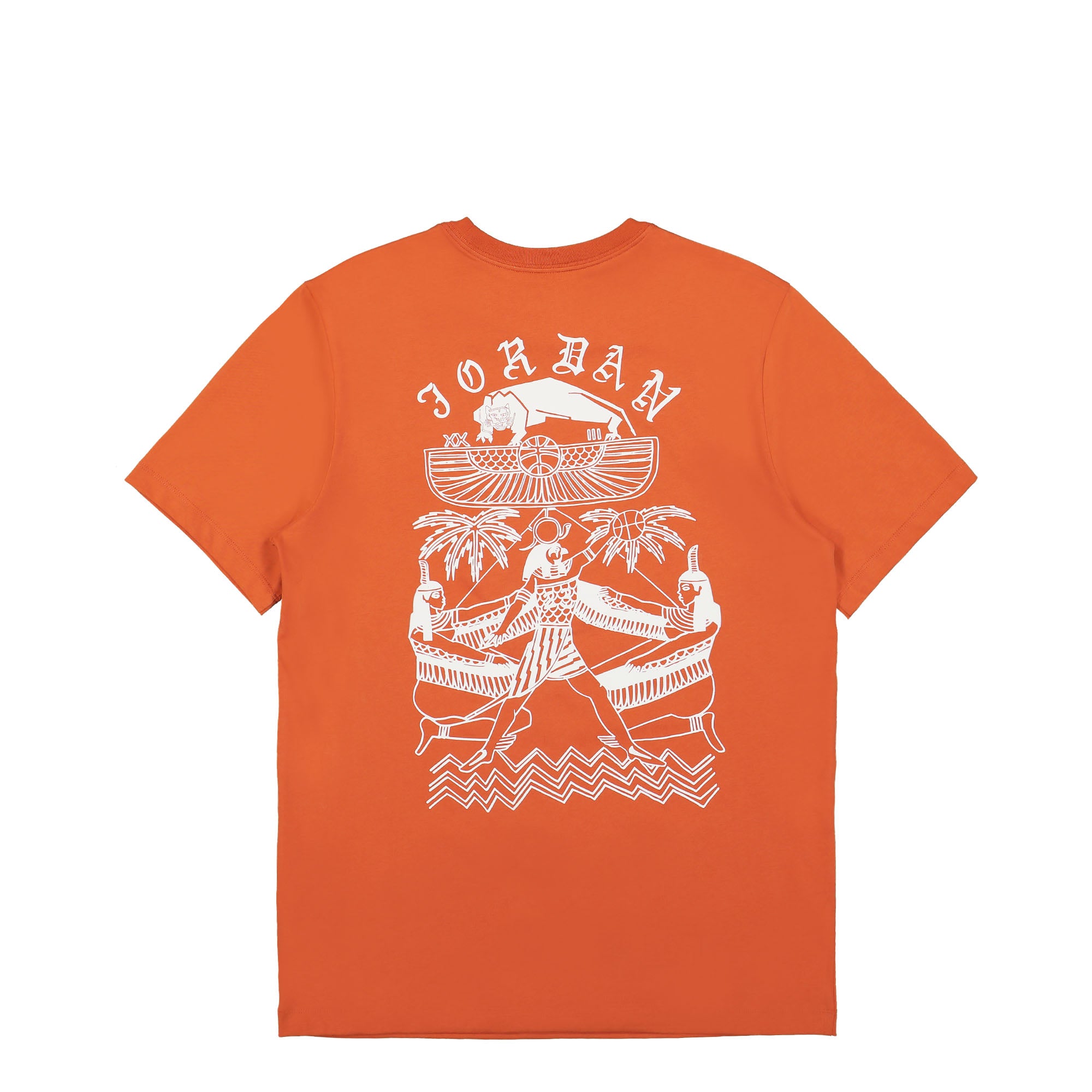 Jordan Umar Rashid x Jordan Artist Series Tee Light Sienna / Sail T-Shirts Close-up | Overkill