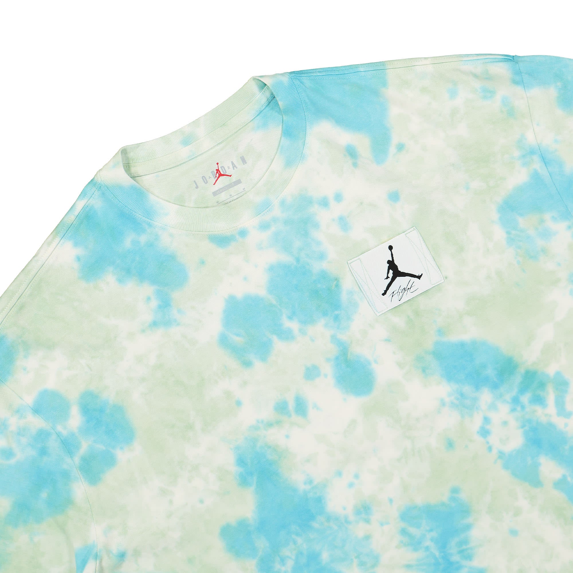 Jordan Essentials Oversized Graphic T-Shirt Pale Ivory / Pistachio Frost / Bleached Aqua T-Shirts Close-up | Overkill