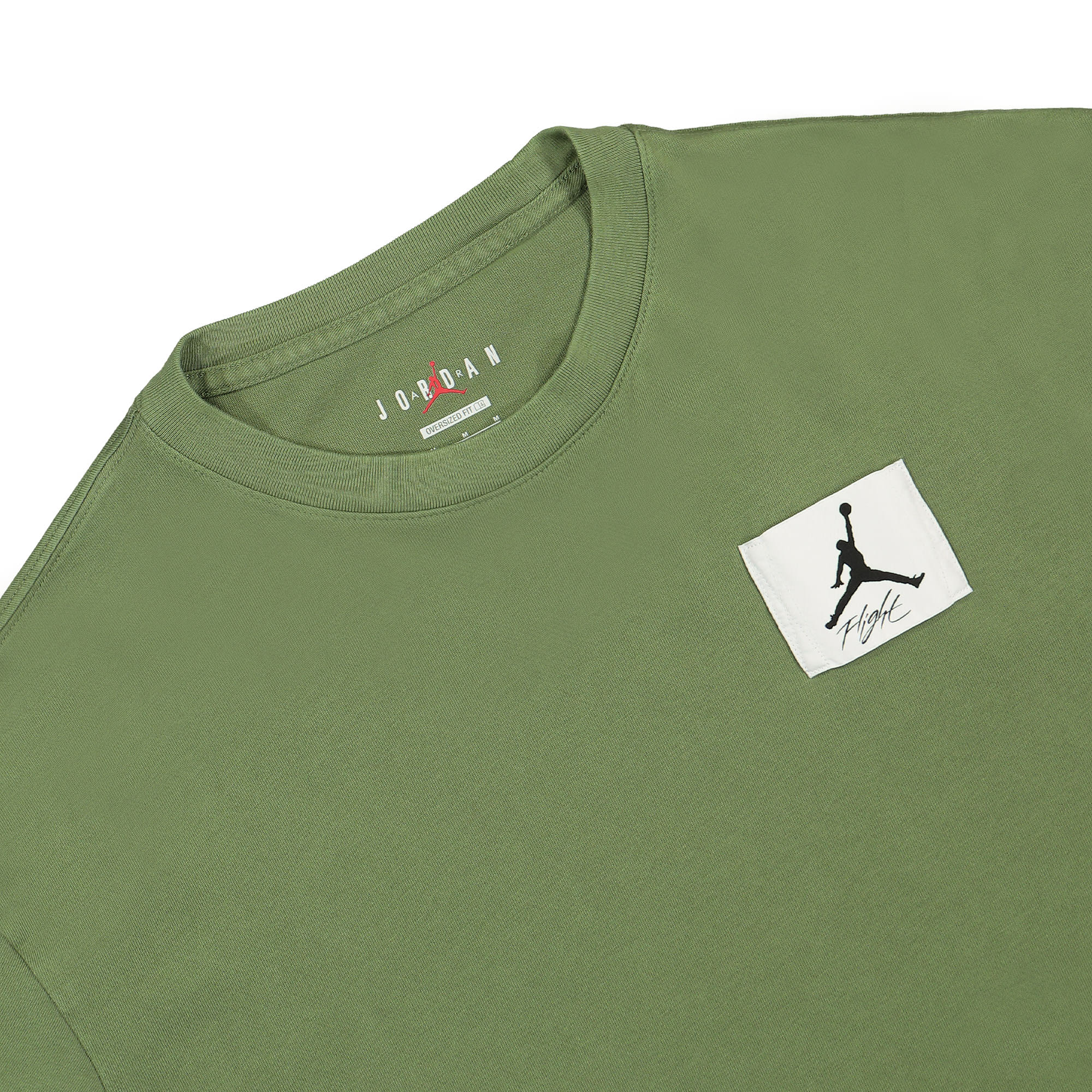 Jordan Flight Essentials Oversized Tee Sky J - Light Olive T-Shirts Close-up | Overkill