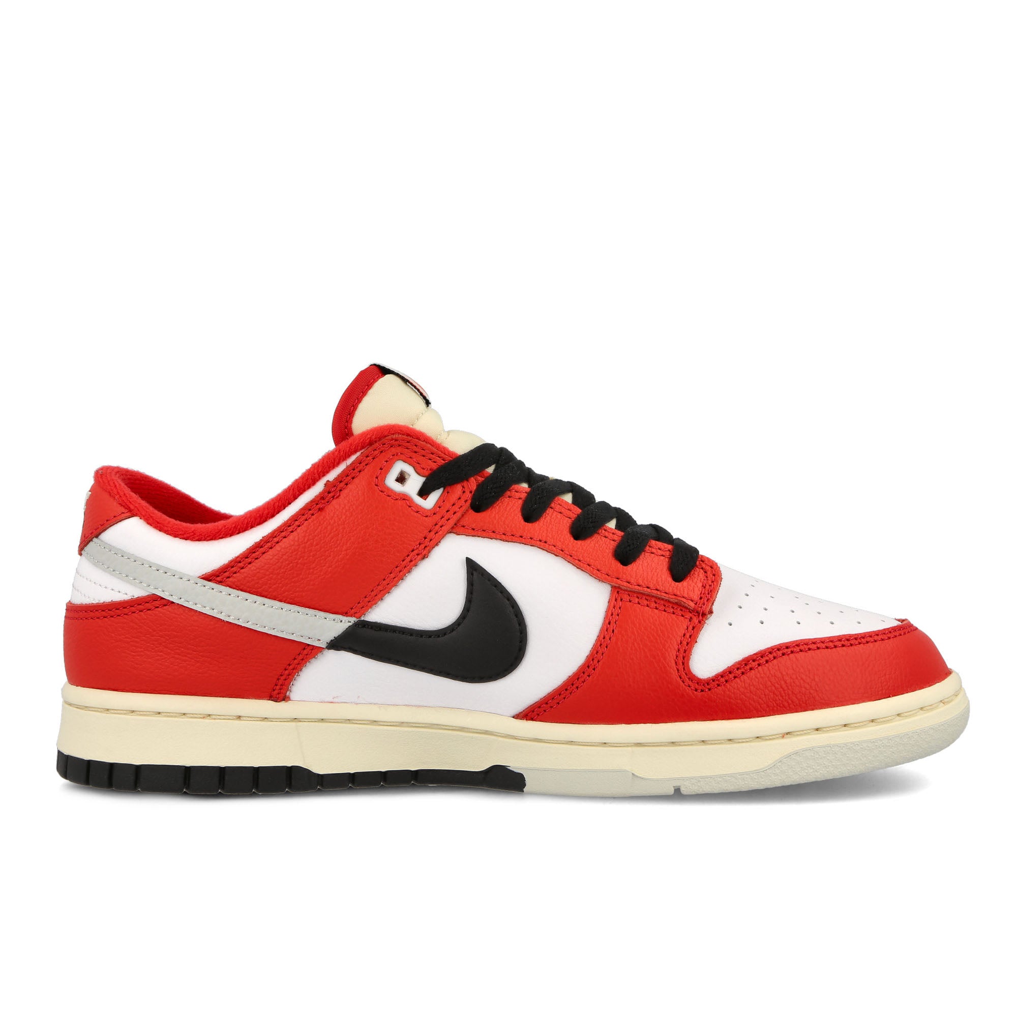 Nike Dunk Low Retro Premium University Red / Black-Light Silver-White Low Top Sneakers Silhouette | Overkill