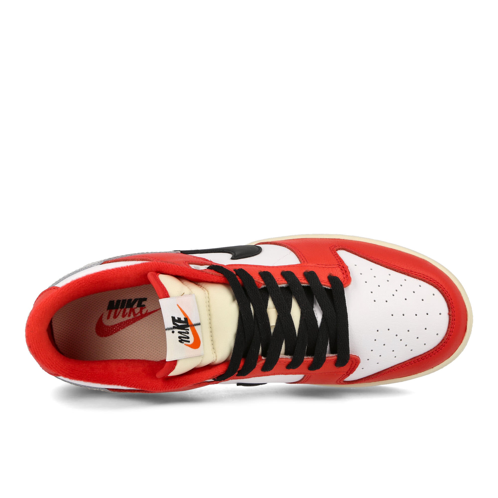 Nike Dunk Low Retro Premium University Red / Black-Light Silver-White Low Top Sneakers Detailfoto | Overkill
