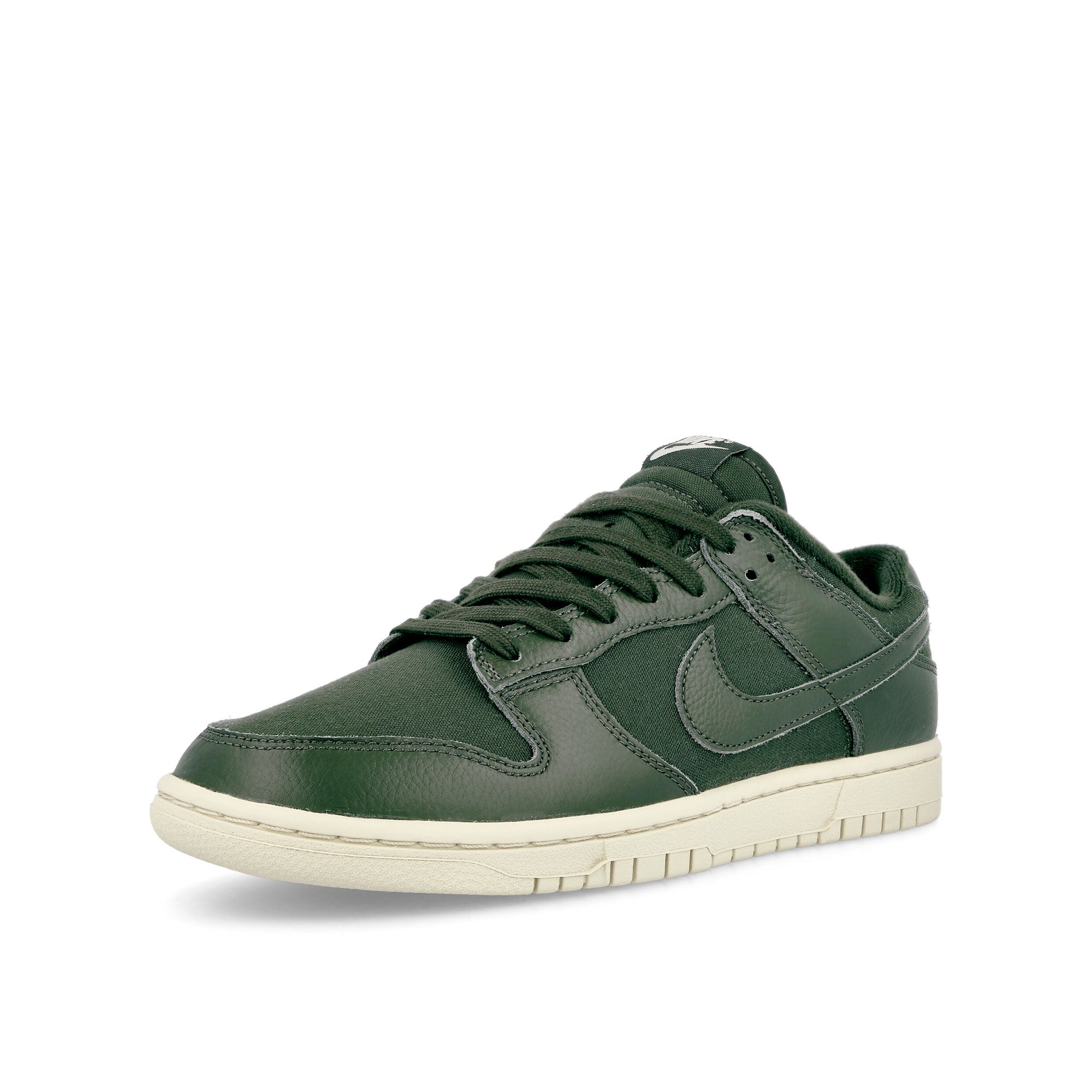 Nike Dunk Low Retro Premium Sequoia-Sequoia - Light Orewood Brn Low Top Sneakers Close Up | Overkill