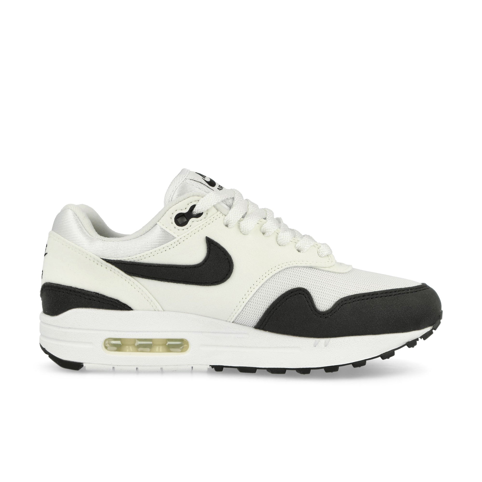 Nike W Air Max 1 White / Black - Summit White Low Top Sneakers Silhouette | Overkill