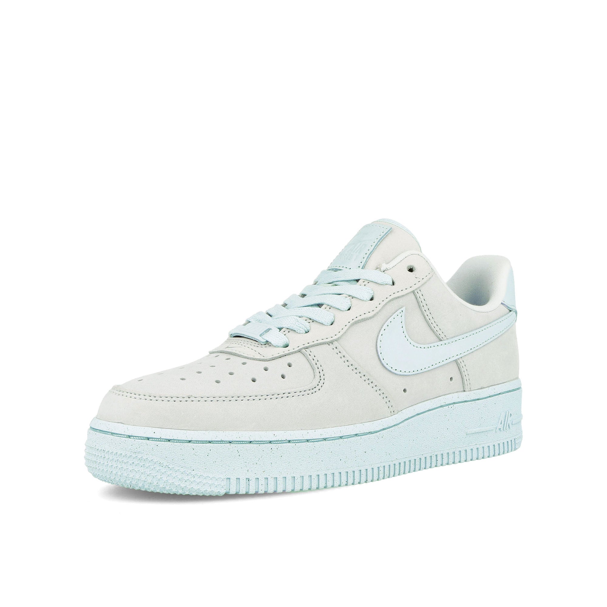 Nike W Air Force 1 '07 Premium Blue Tint-Blue Tint - Blue Tint Low Top Sneakers Close Up | Overkill