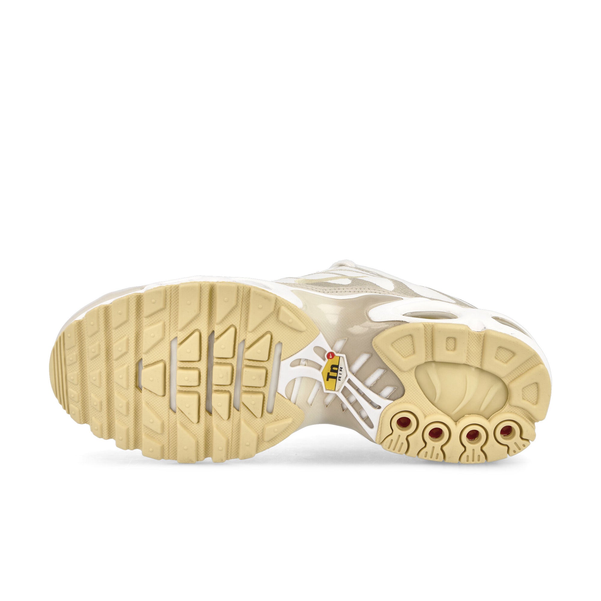 Nike W Air Max Plus PRM Summit White-Pale Vanilla Low Top Sneakers Detail View 1 | Overkill